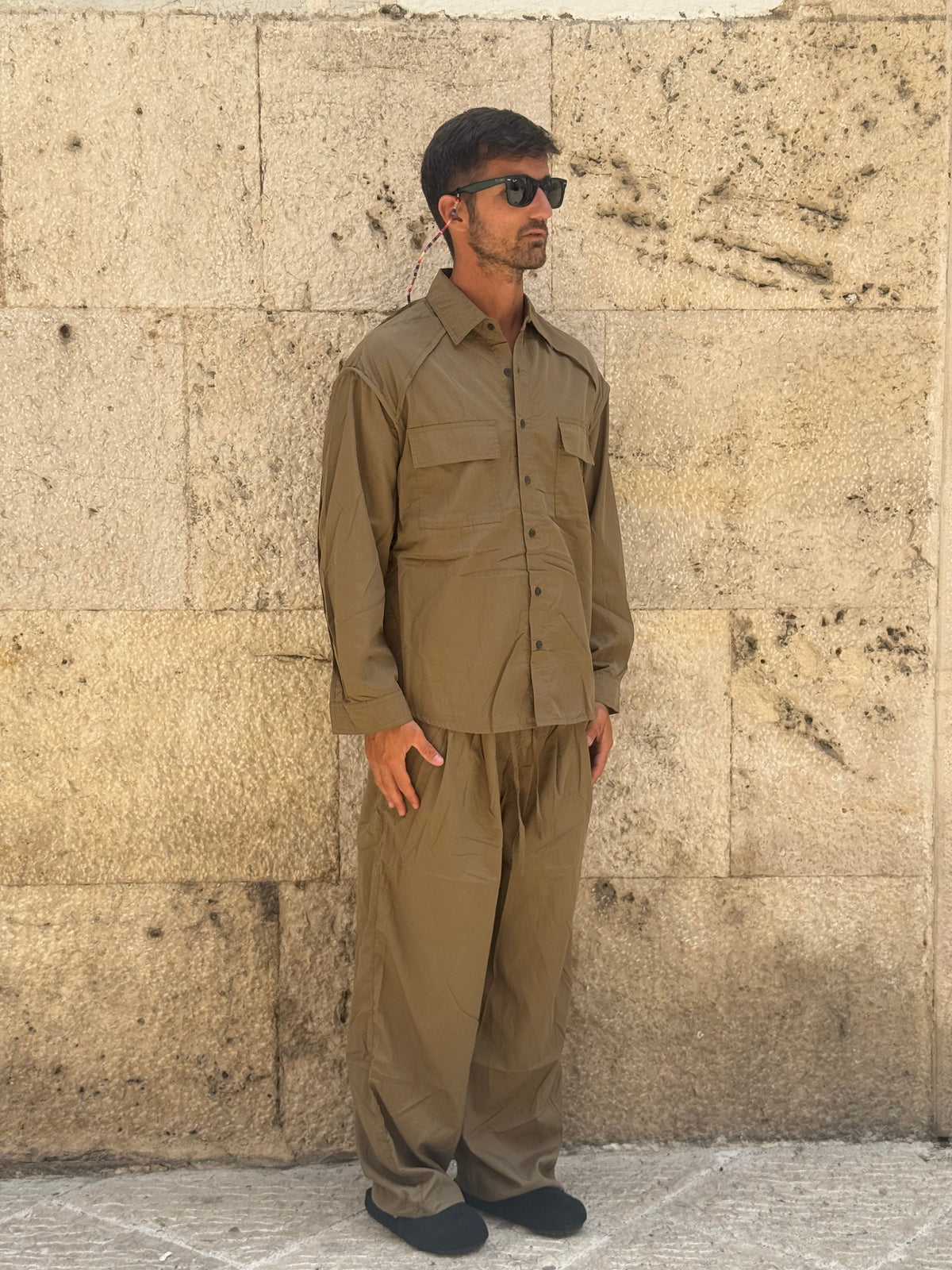 PANT+CAMICIA -VERDE