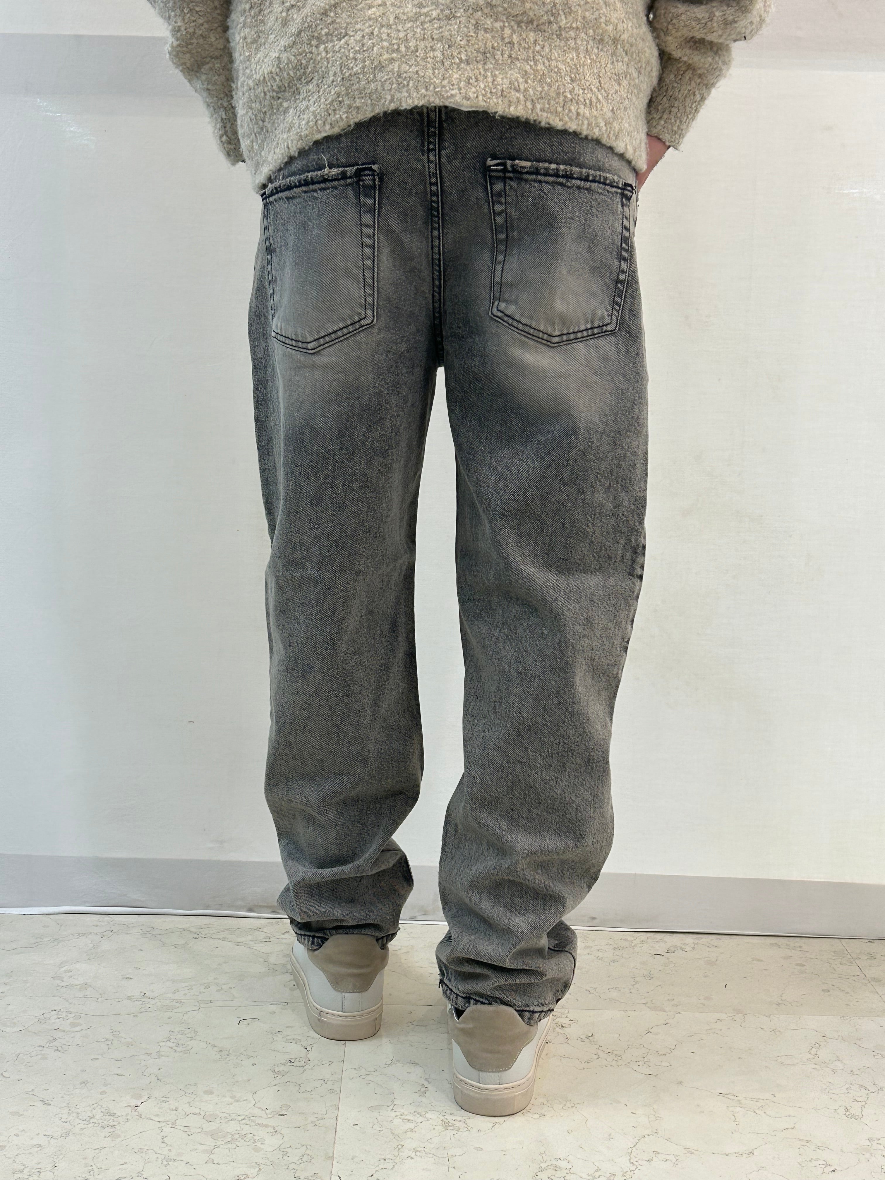 JEANS CICCIO  - GRIGIO SLAVATO