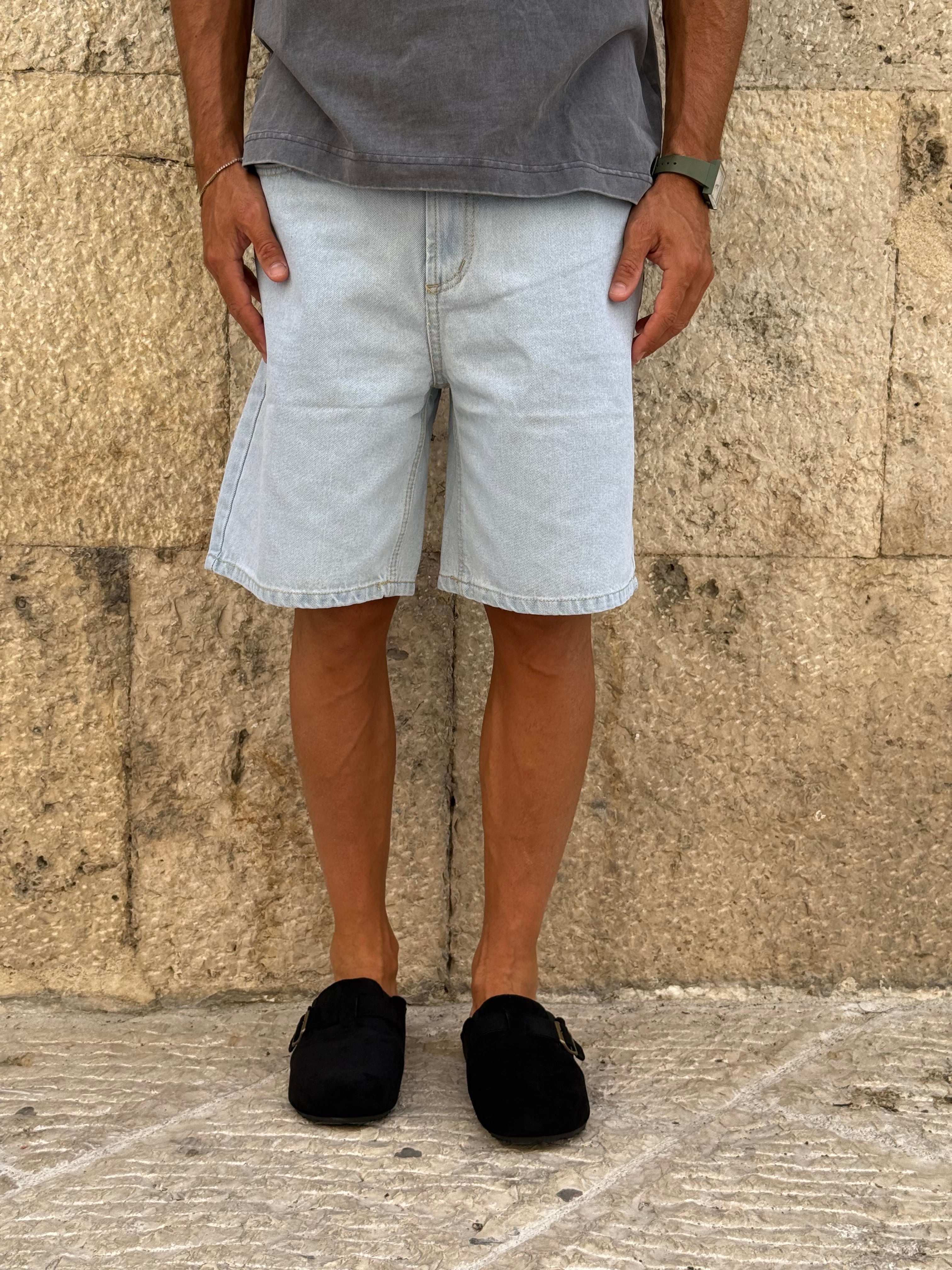 BERMUDA DENIM CHIARO
