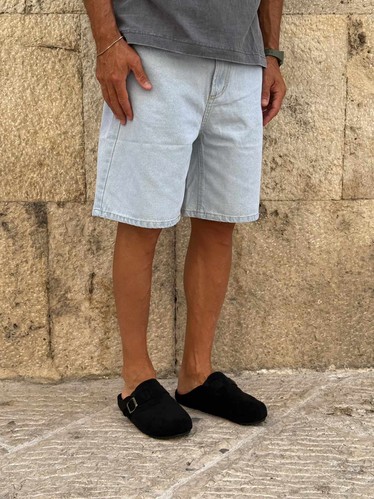 BERMUDA DENIM CHIARO