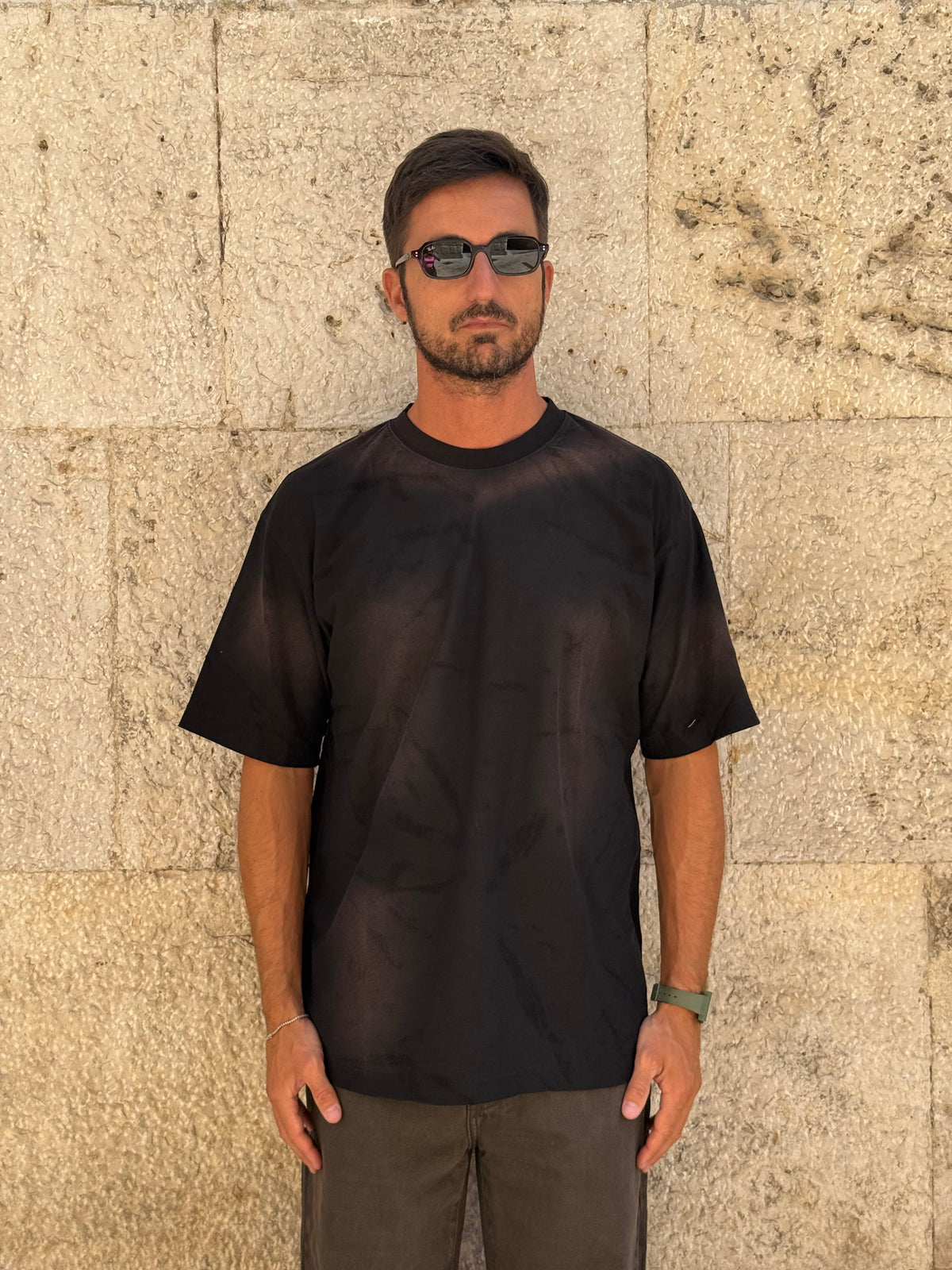 T-SHIRT 100% COTONE - NERO
