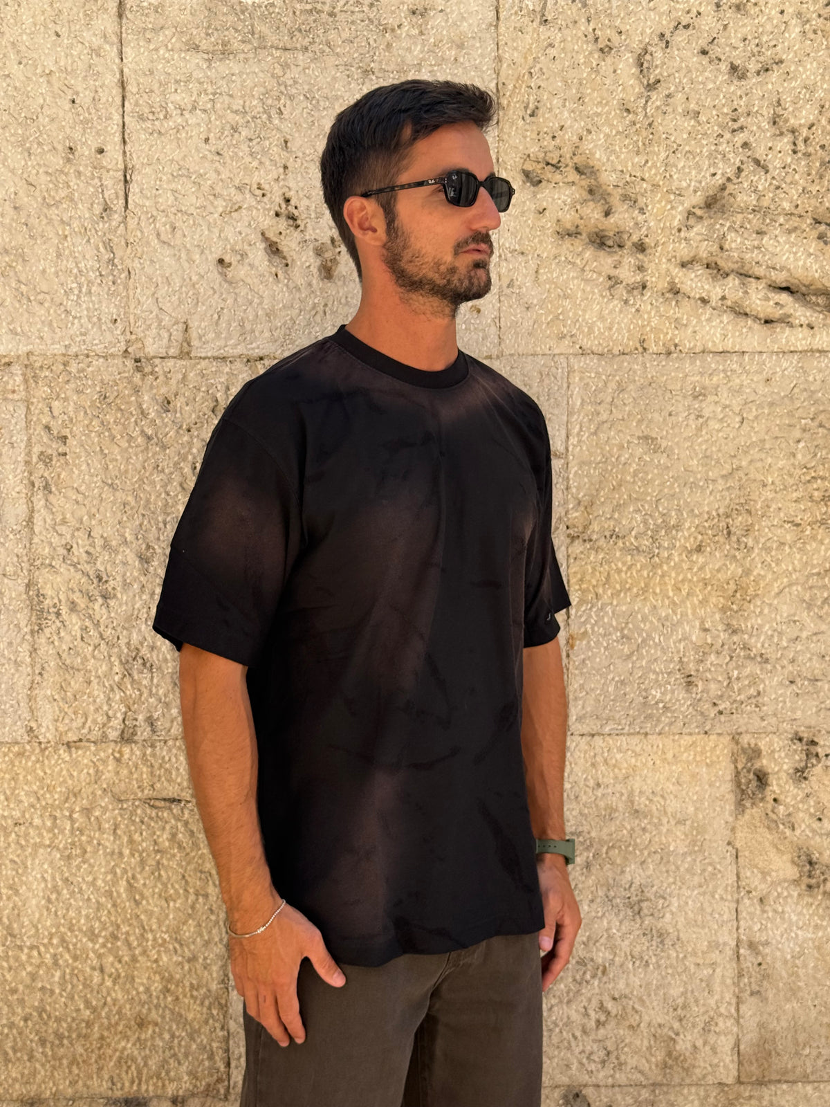 T-SHIRT 100% COTONE - NERO