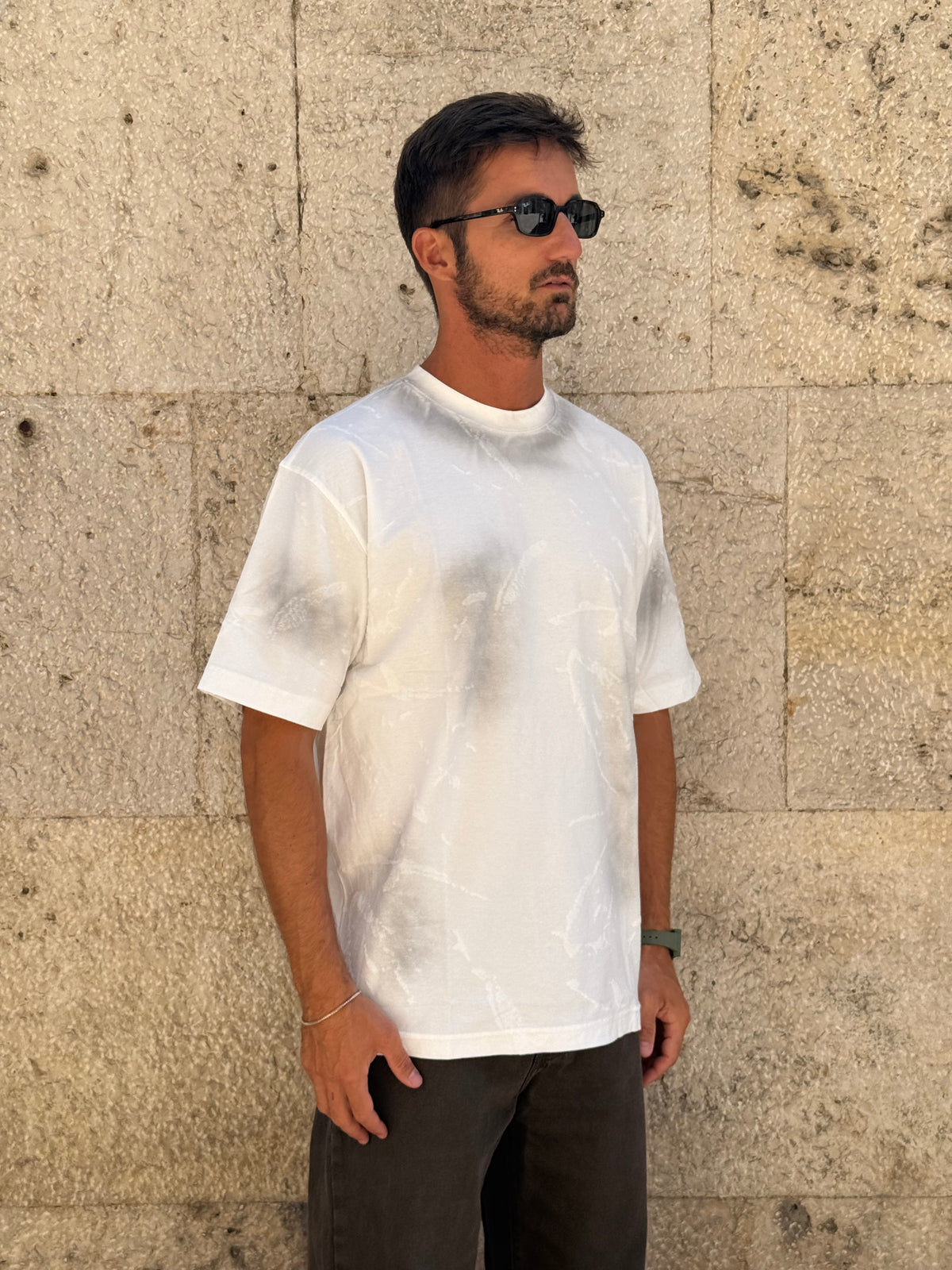 T-SHIRT 100% COTONE - BIANCO