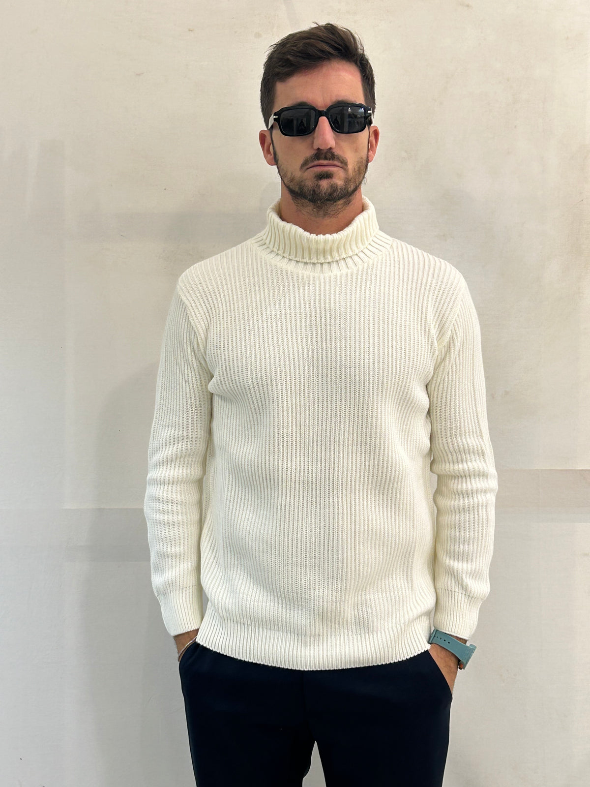 MAGLIA CARL 1 - BIANCO