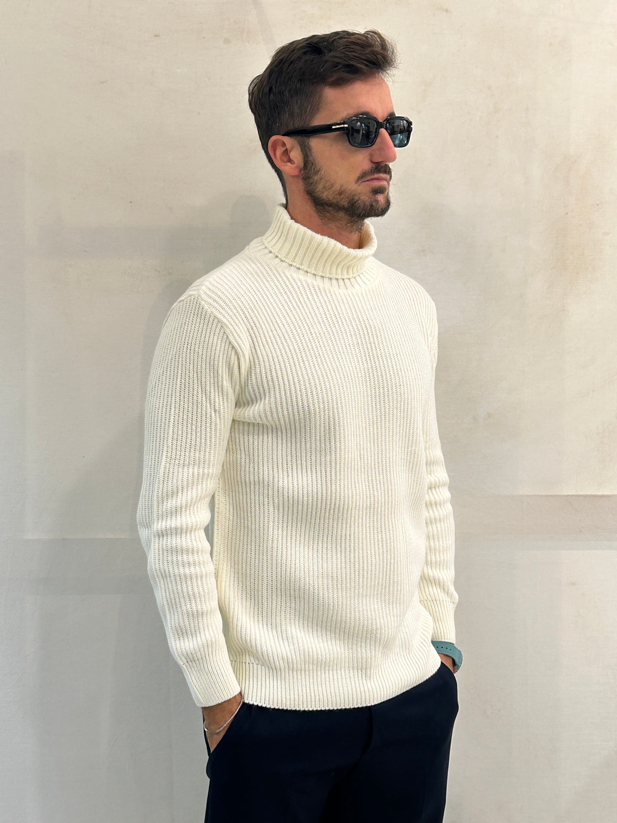 MAGLIA CARL 1 - BIANCO
