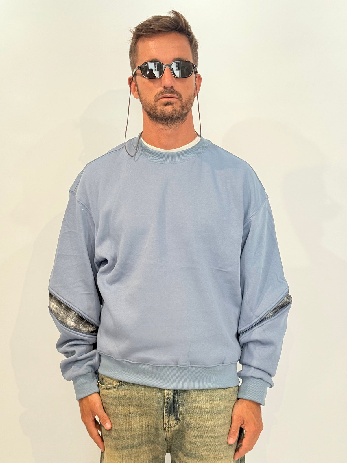 FELPA  ALEX 7228 - DENIM BLUE
