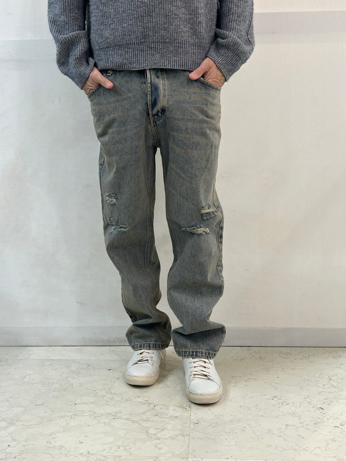 JEANS STEAVE - BLU SLAVATO