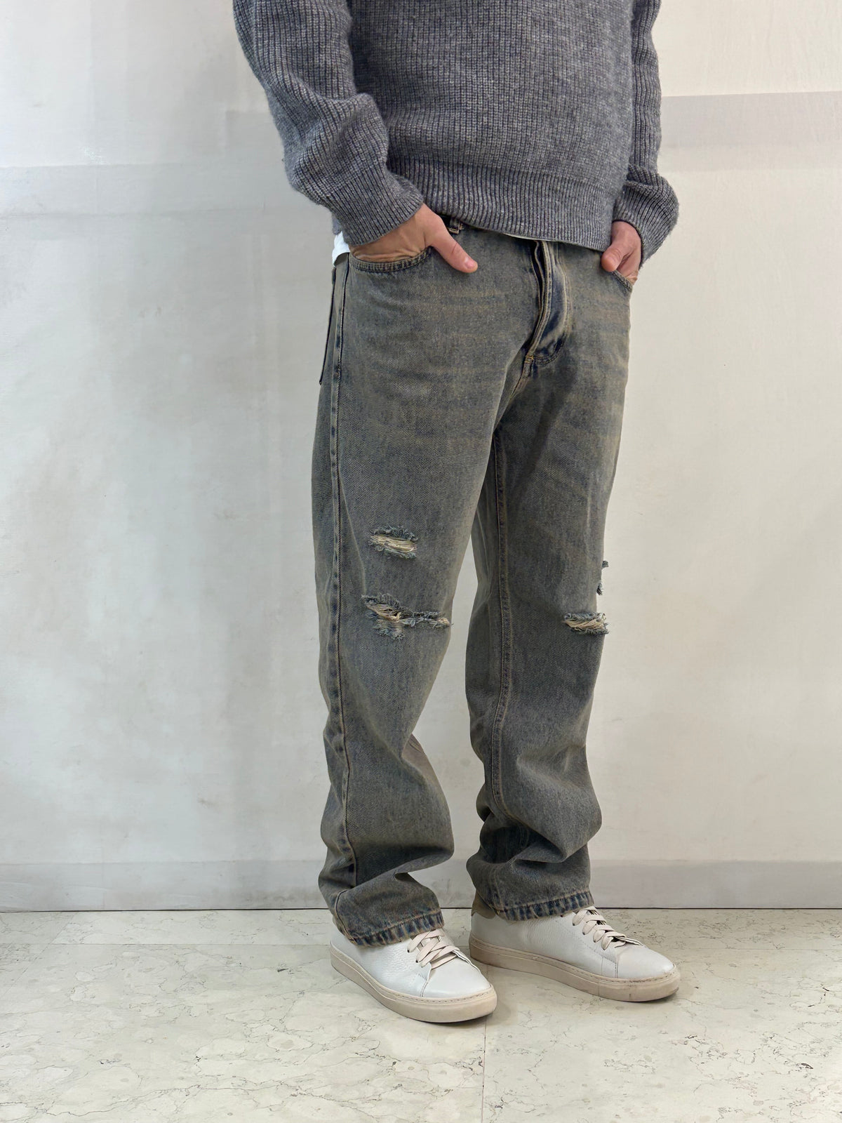 JEANS STEAVE - BLU SLAVATO