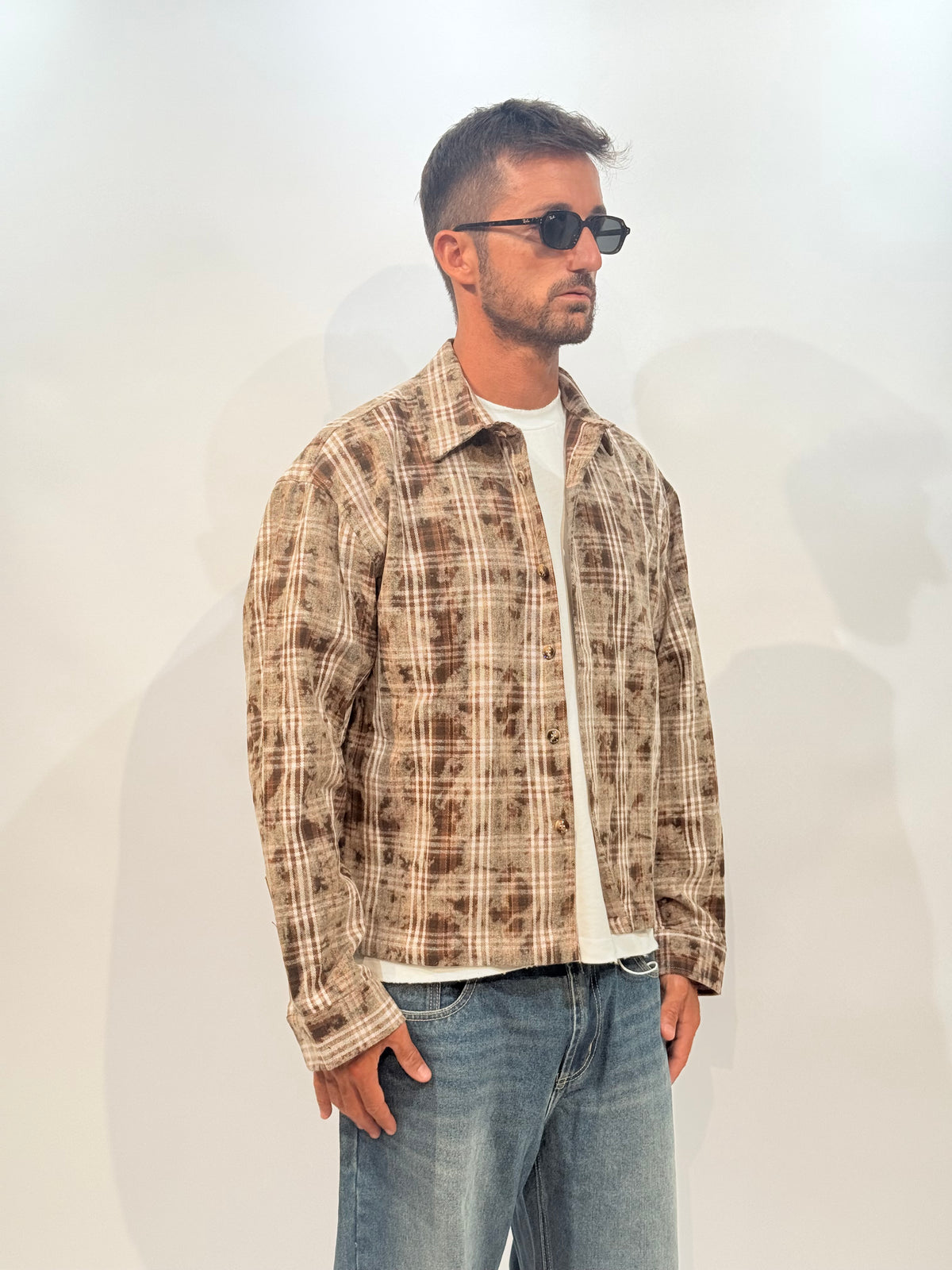 CAMICIA 7781- MARRONE