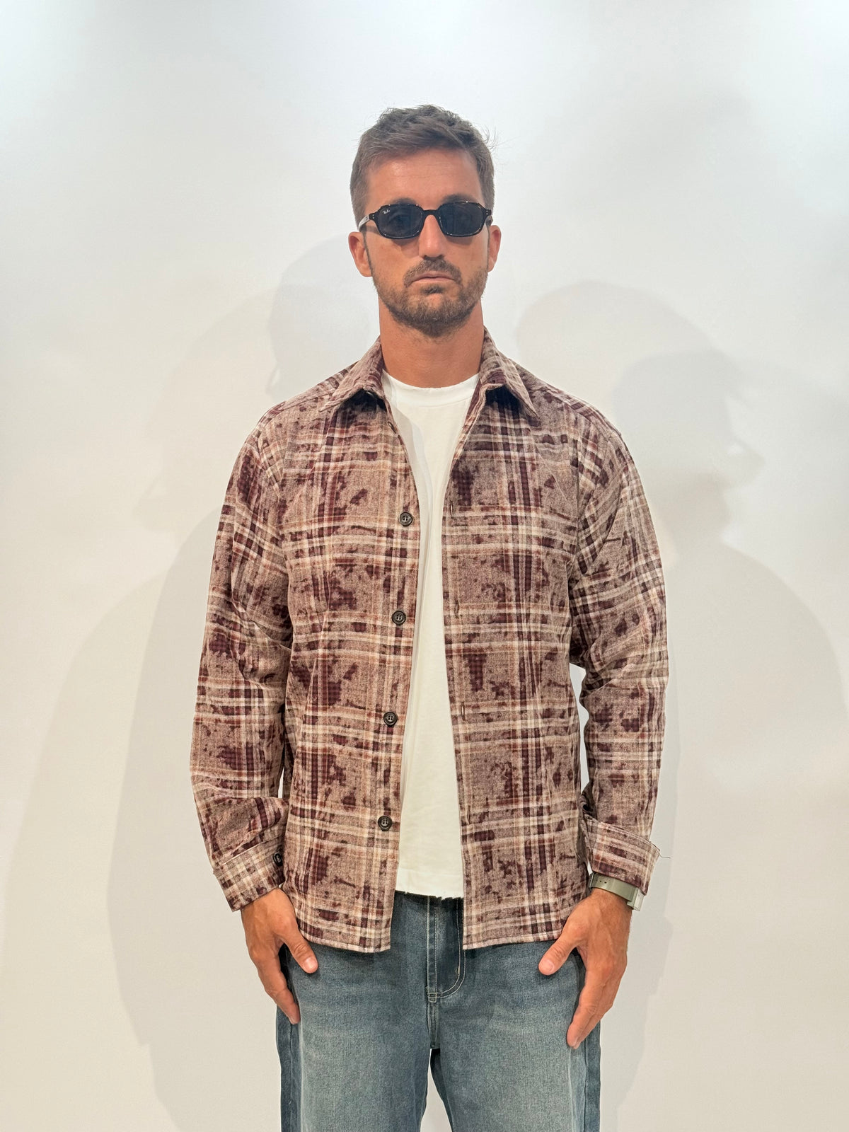 CAMICIA 5031 - BORDEAUX