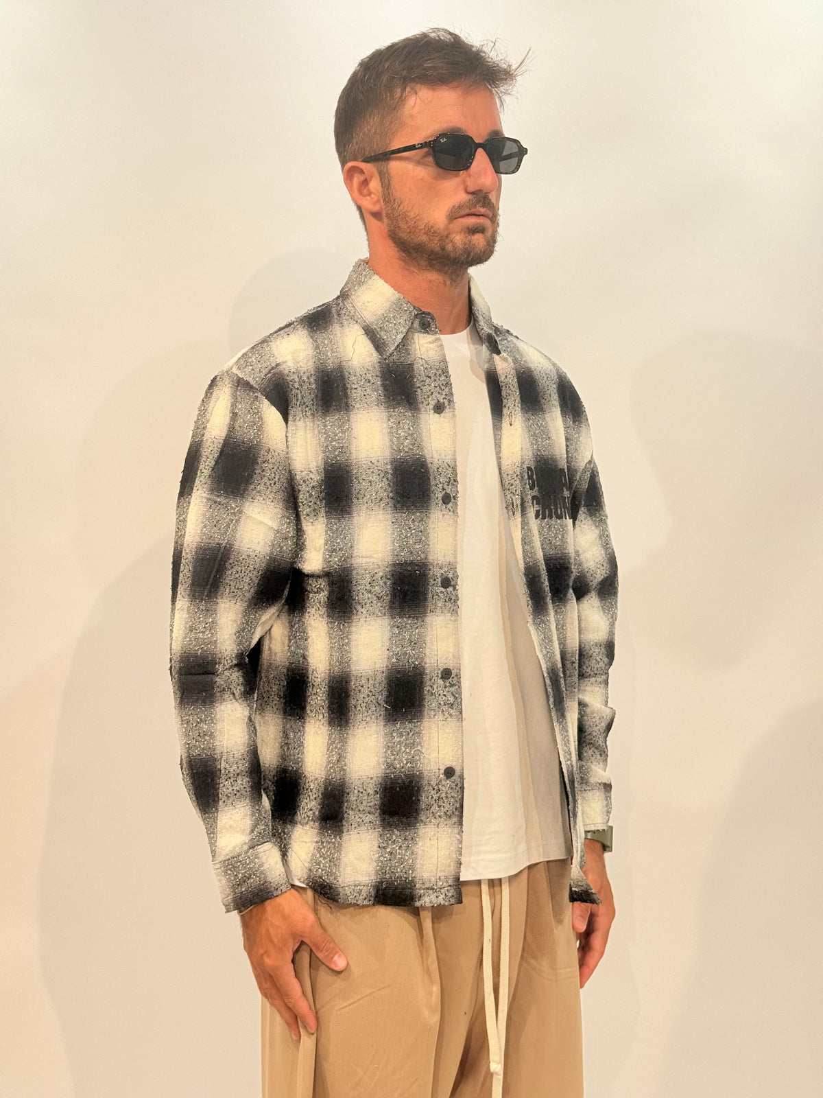 CAMICIA 012 - BIANCA / NERA