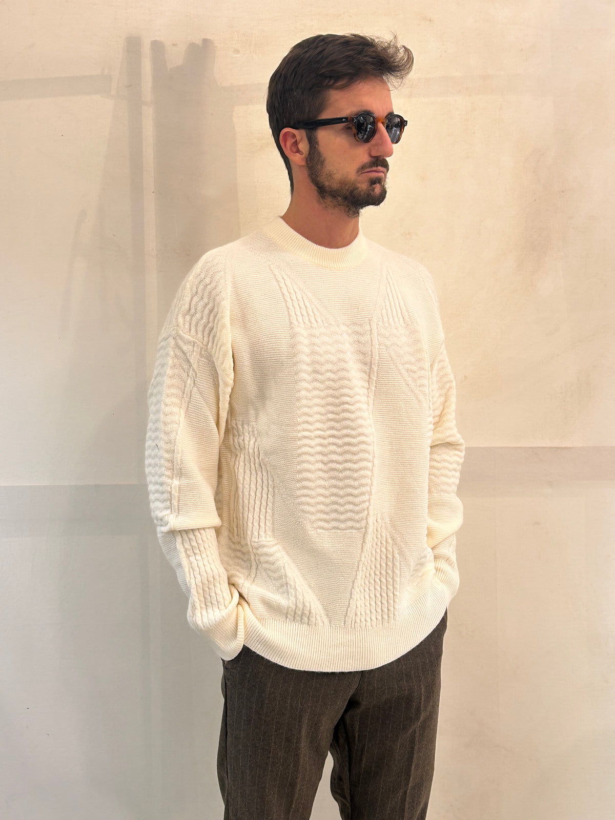 MAGLIA ALFA  - PANNA