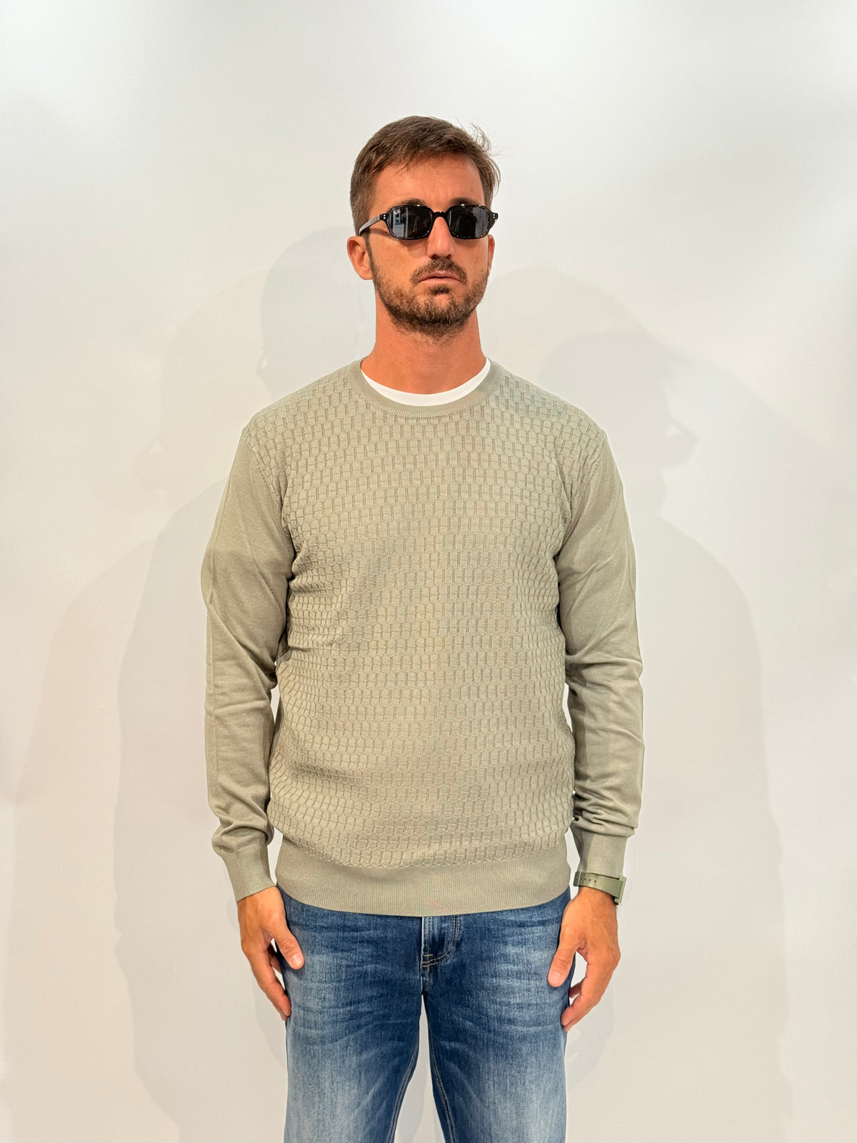 MAGLIA 760281 - VERDE SALVIA