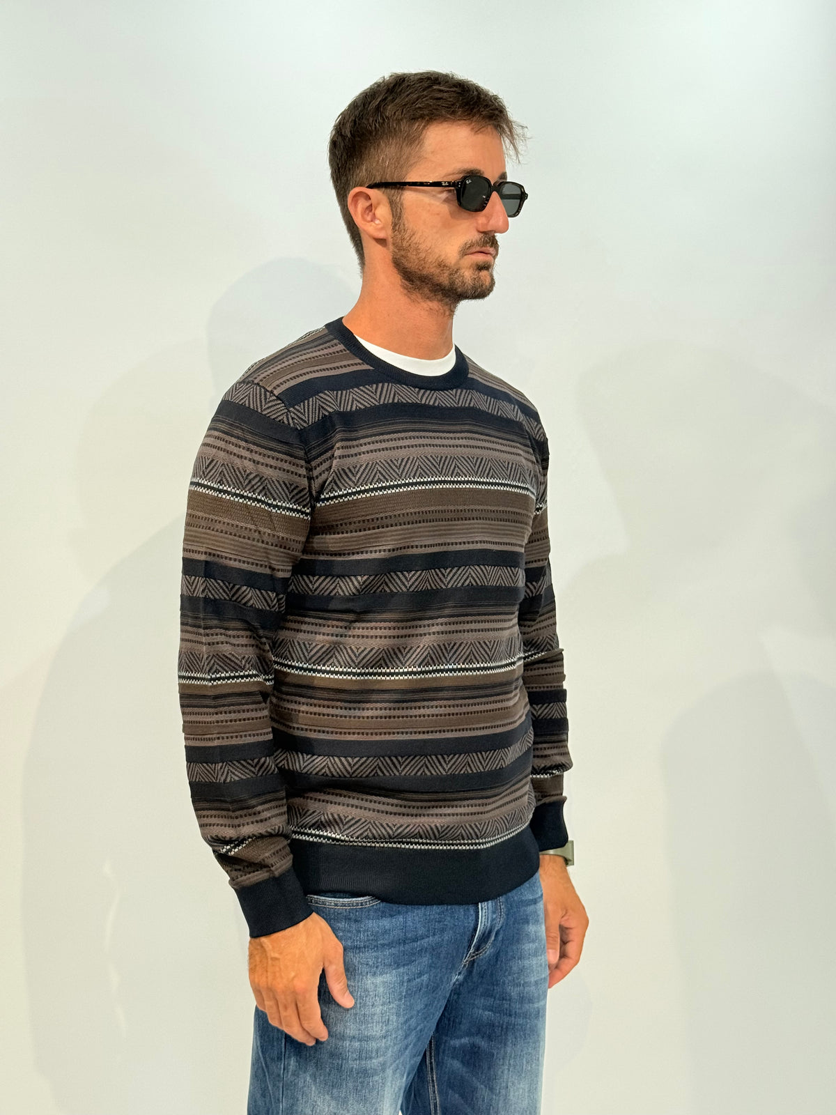 MAGLIA 760171 - BLU