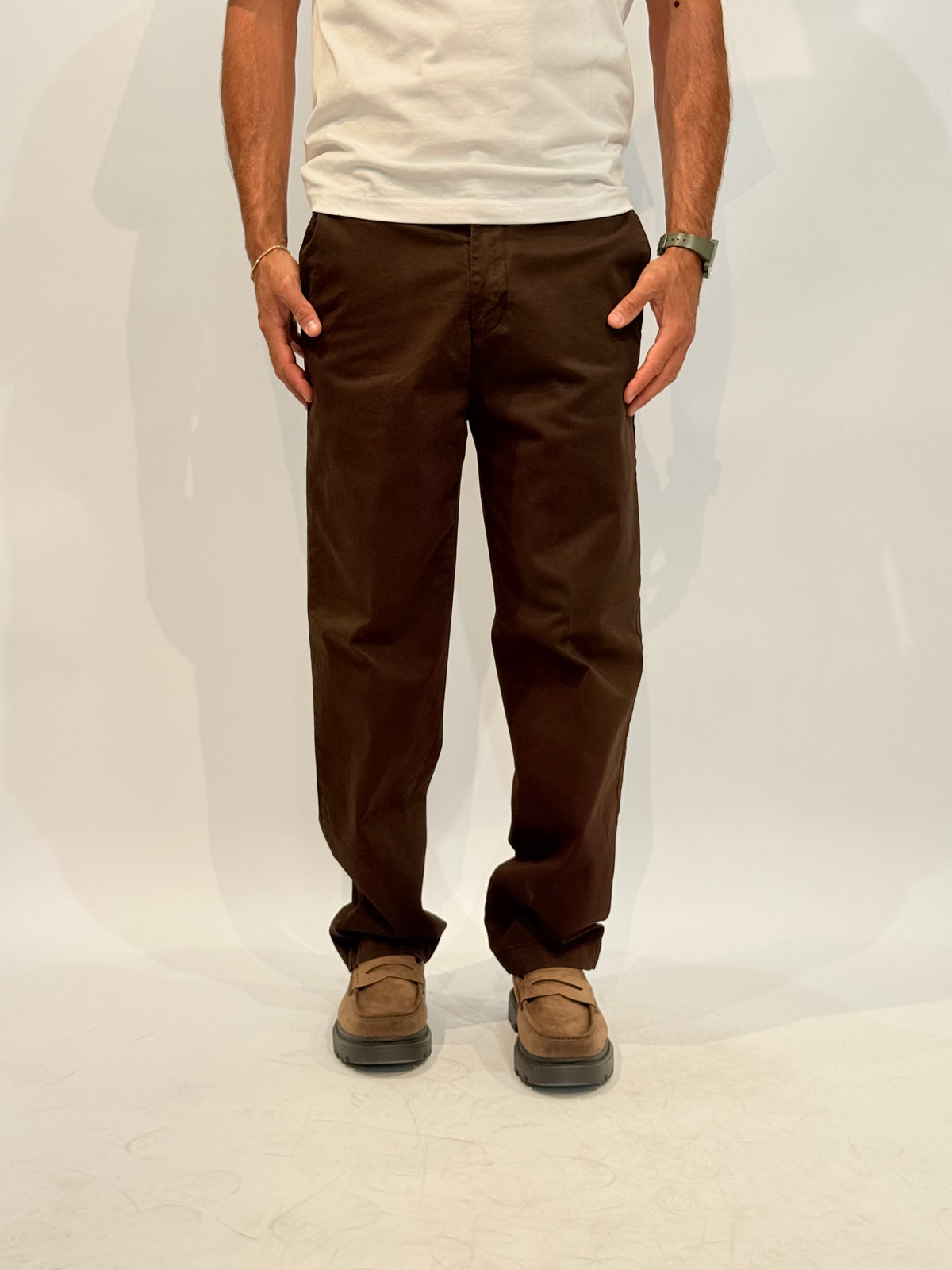 PANTALONE M499 - MARRONE