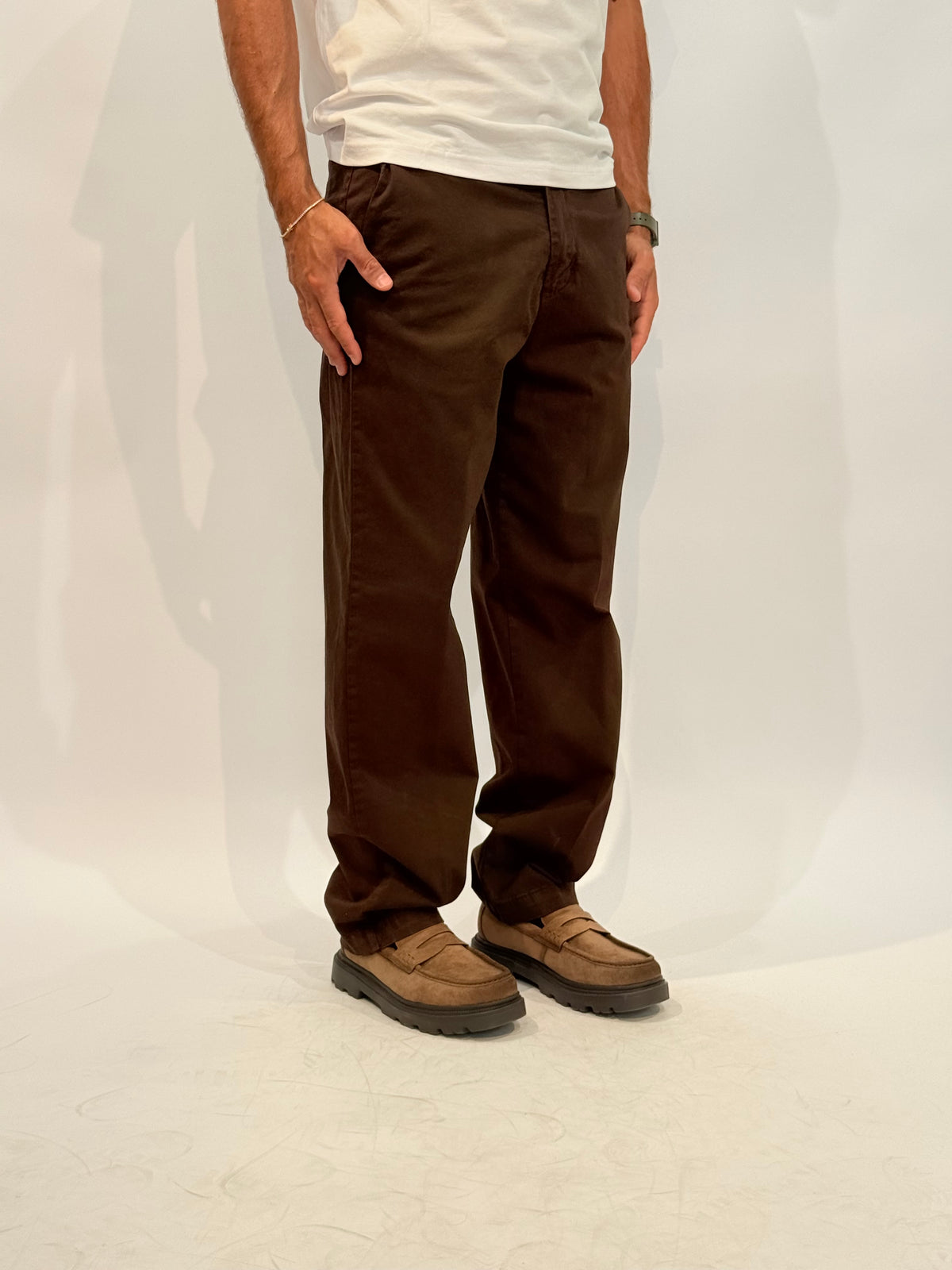 PANTALONE M499 - MARRONE
