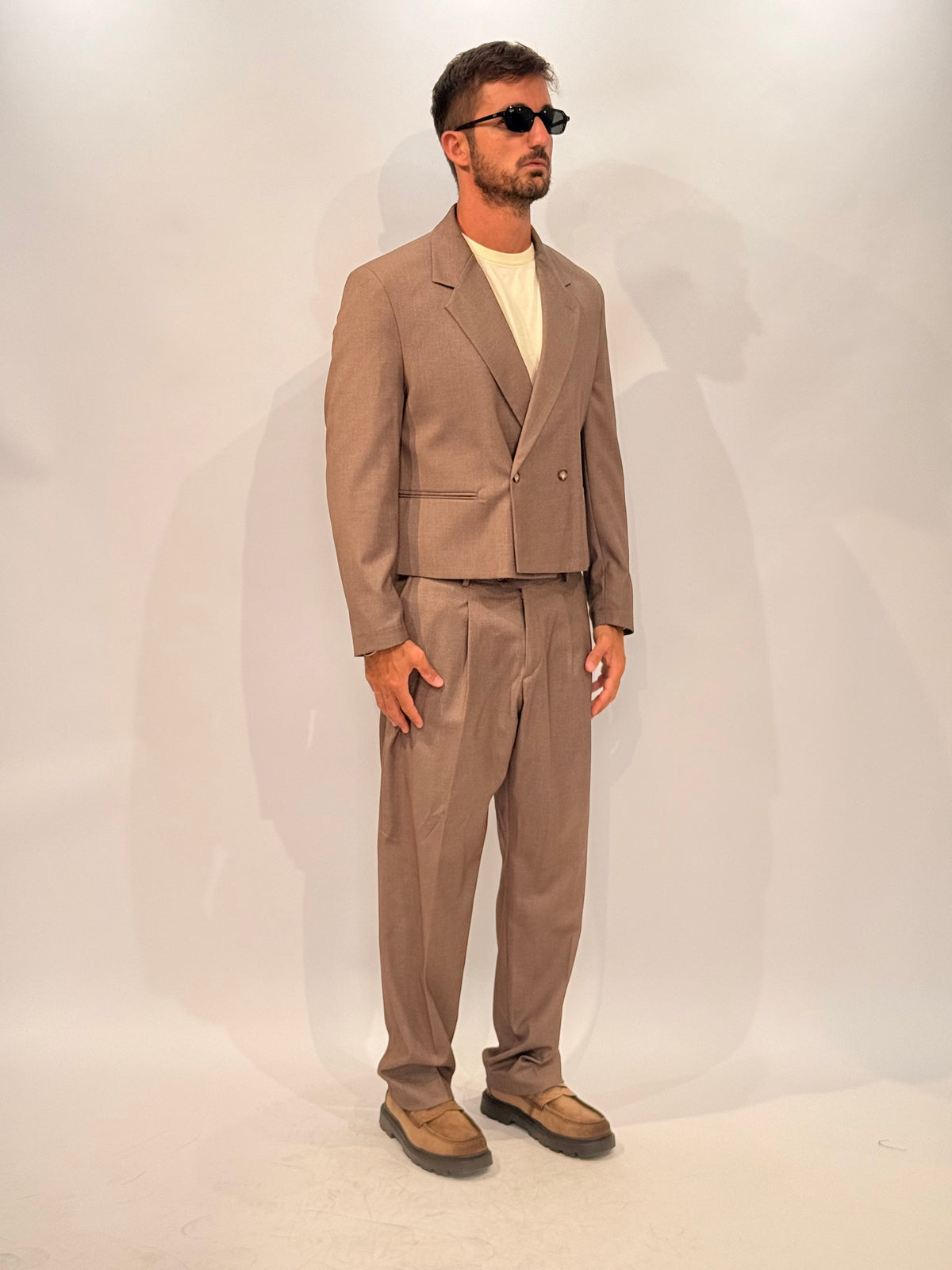 ABITO VANDA CROP - BEIGE