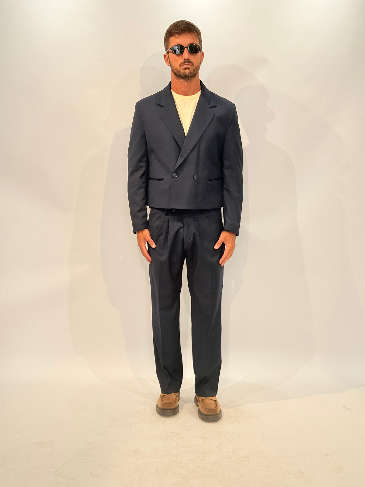 ABITO VANDA CROP - BLU