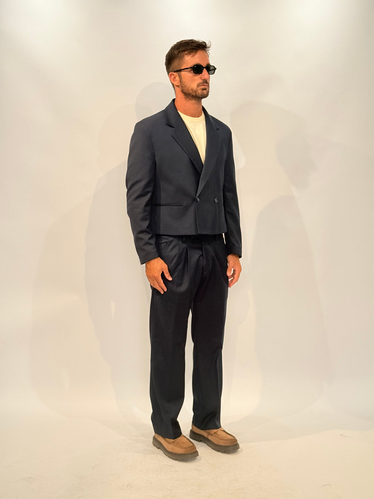 ABITO VANDA CROP - BLU
