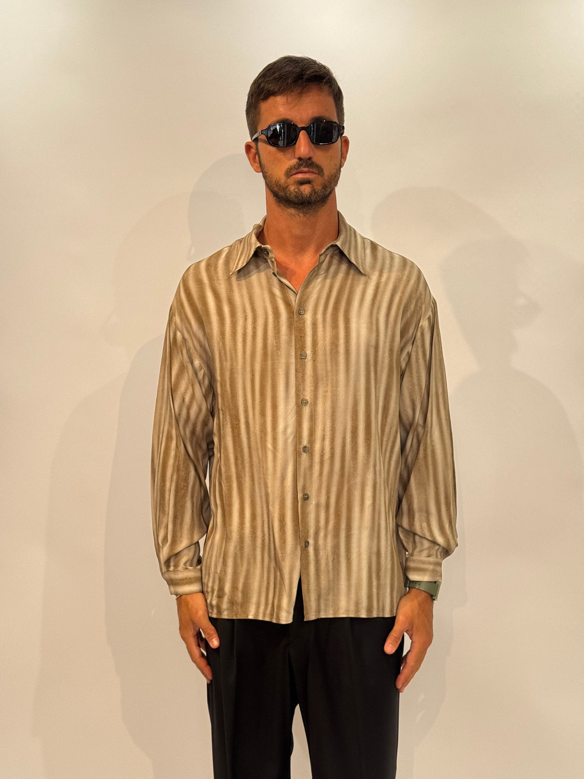 CAMICIA C1Q3MAJ - BEIGE