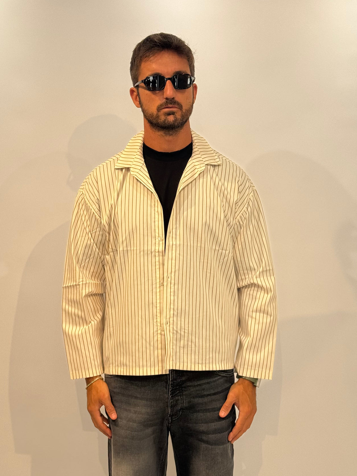 CAMICIA ARON  26-C - BEIGE