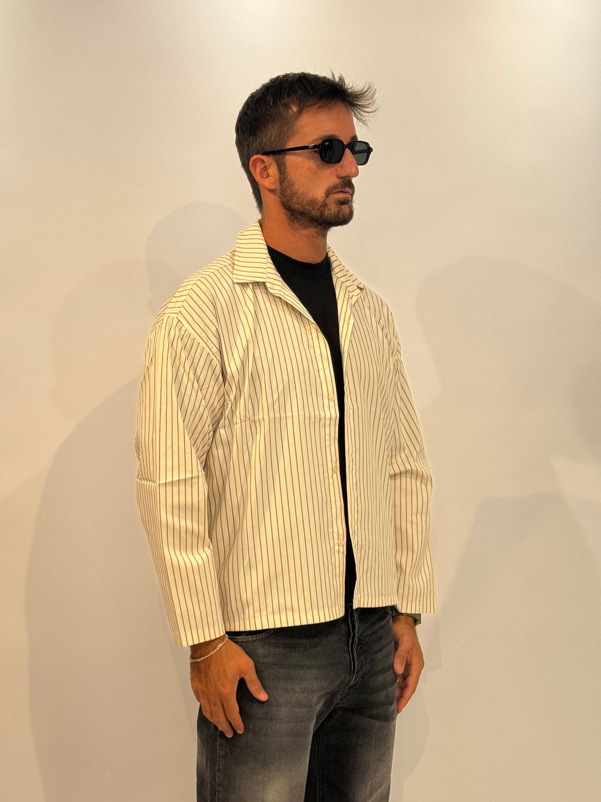 CAMICIA ARON  26-C - BEIGE