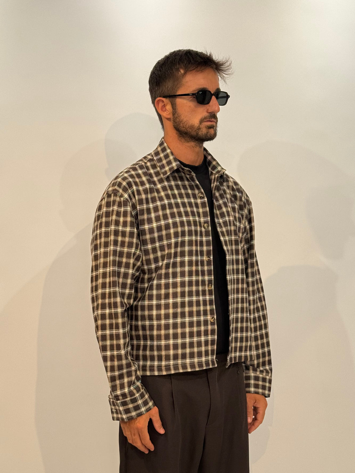 CAMICIA DRAKE  7845 - MARRONE