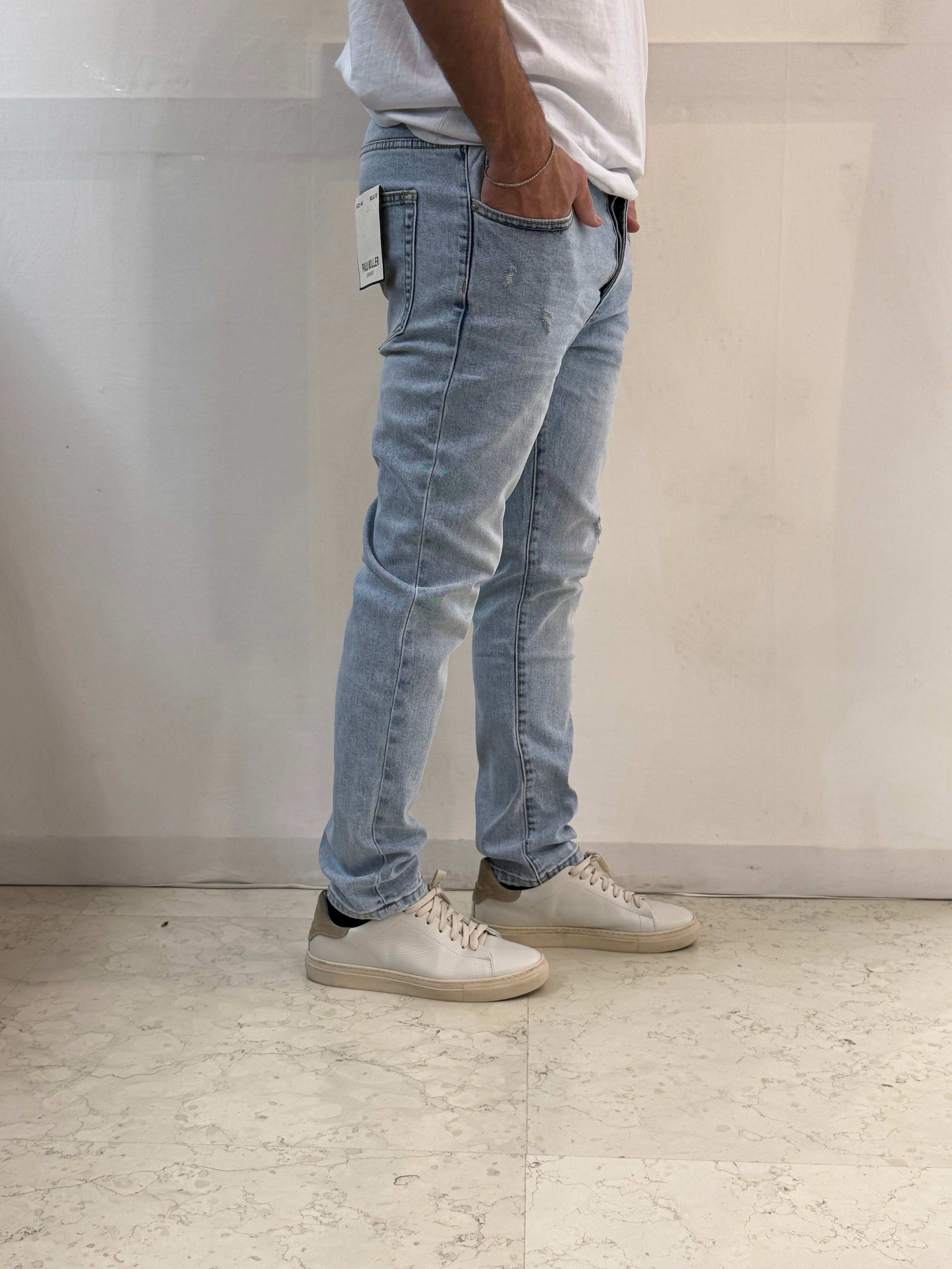 JEANS FH113 - DENIM CHIARO