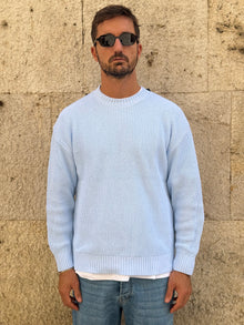 MAGLIA OSLO AR010 - CELESTE