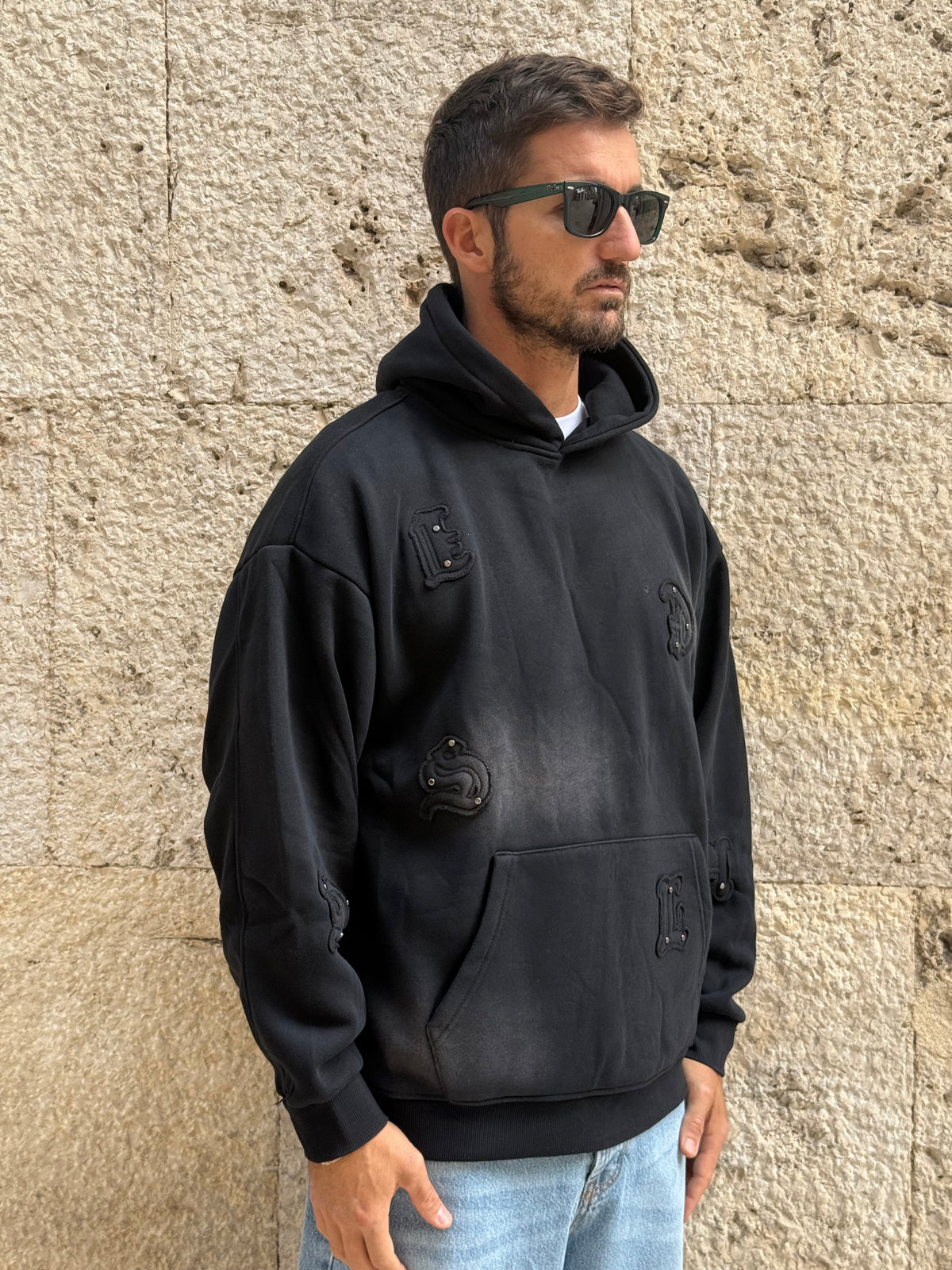 FELPA BLACK A25501 - NERO