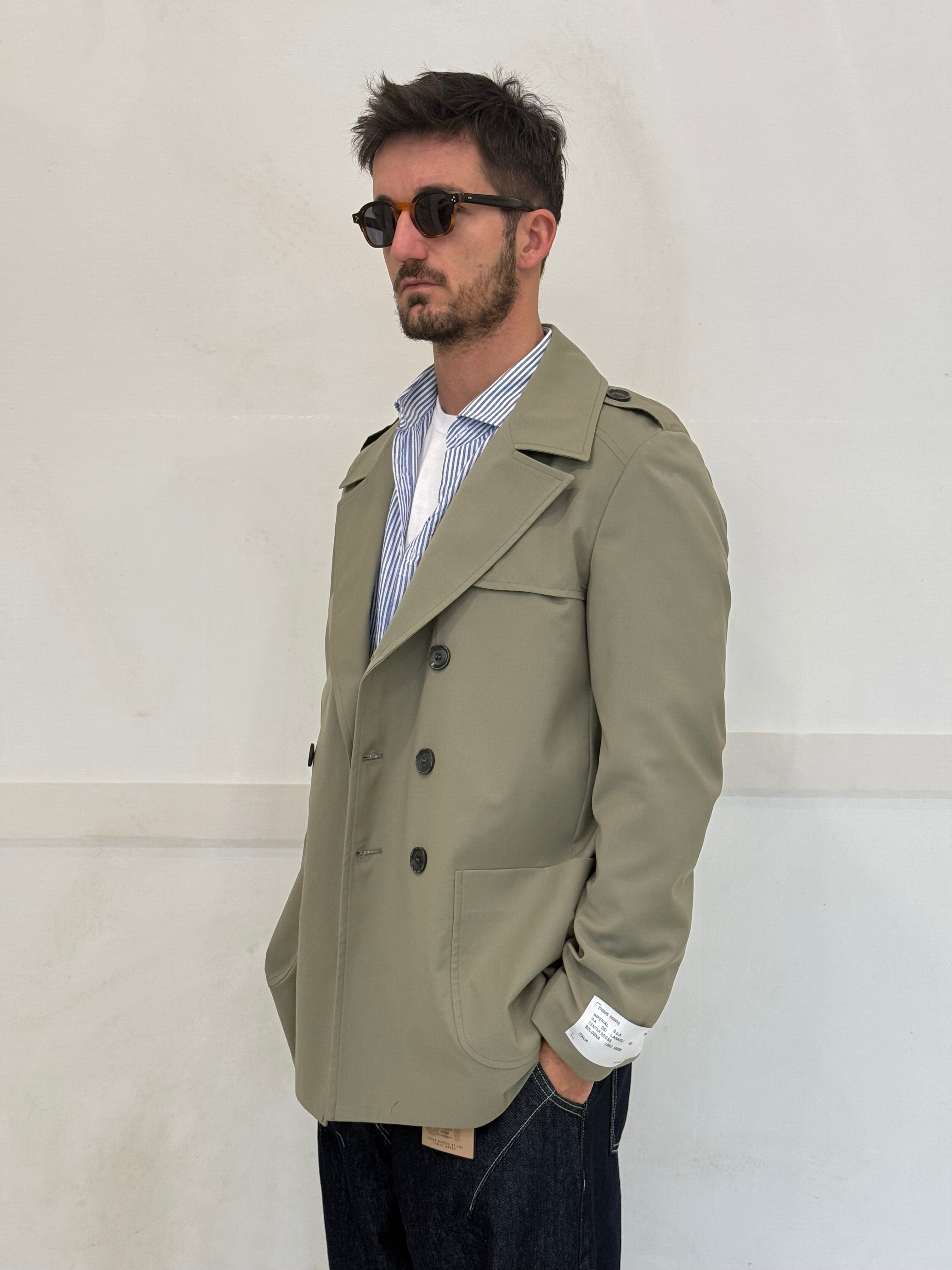 TRENCH - VERDE SALVIA