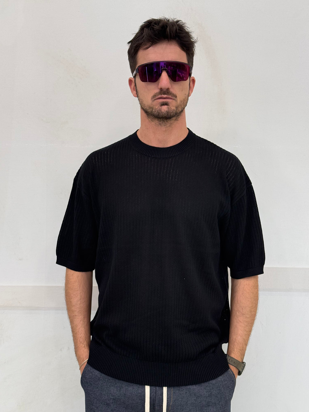 MAGLIA W85881 - NERO