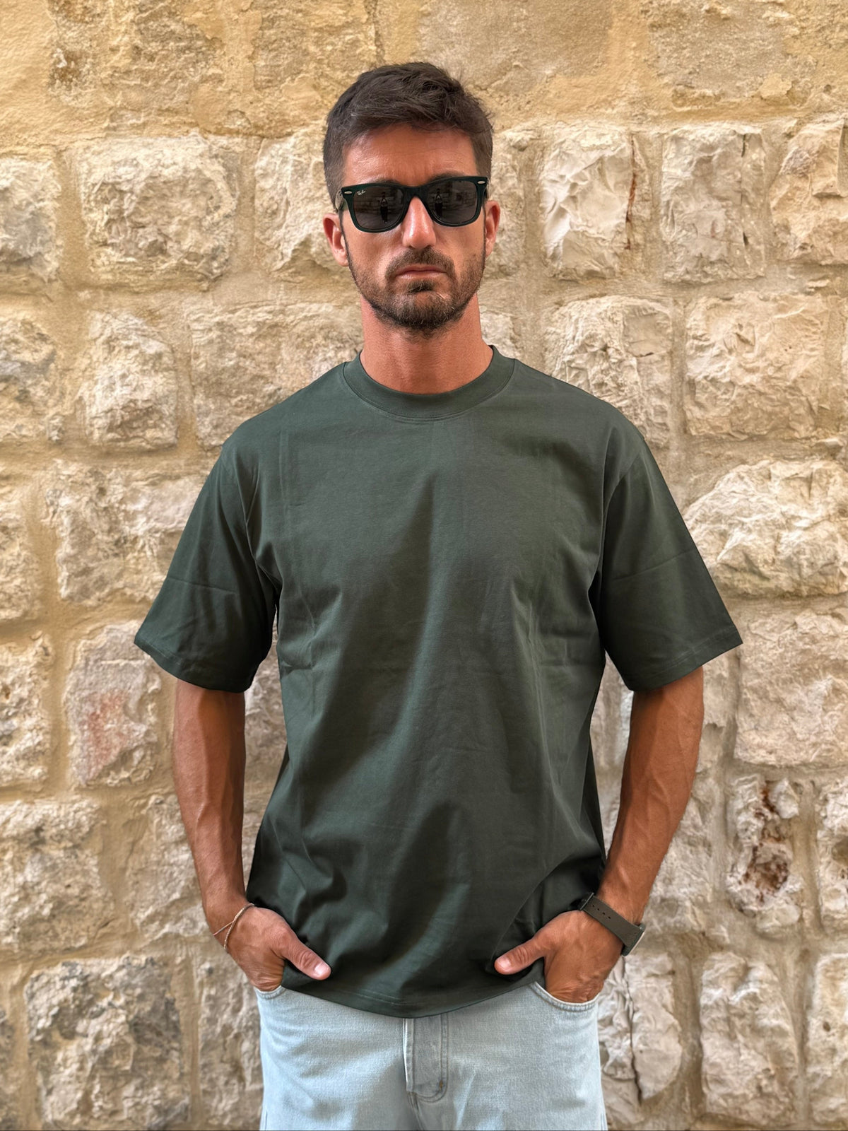 T-SHIRT  TM666-8- VERDONE