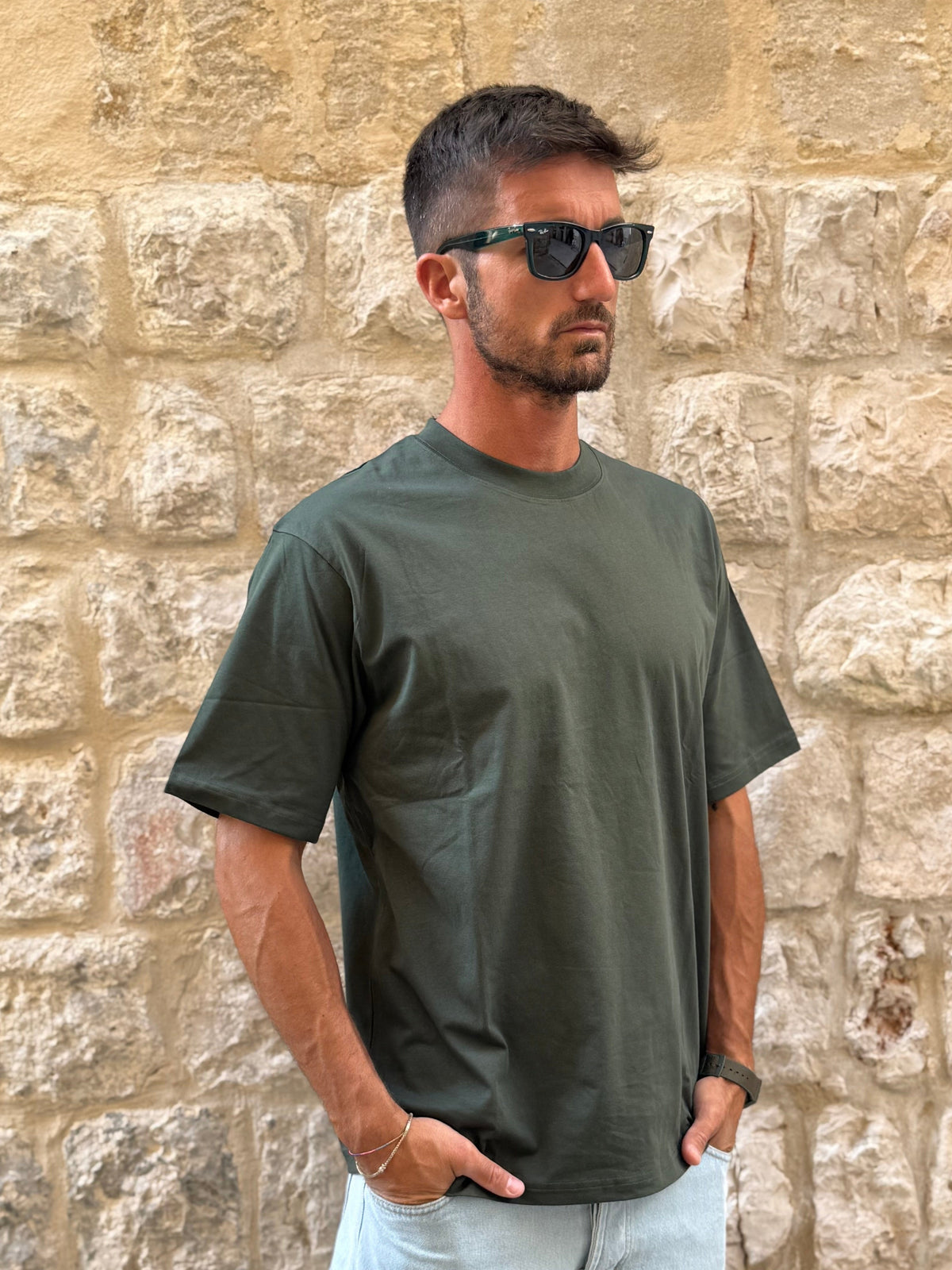 T-SHIRT  TM666-8- VERDONE