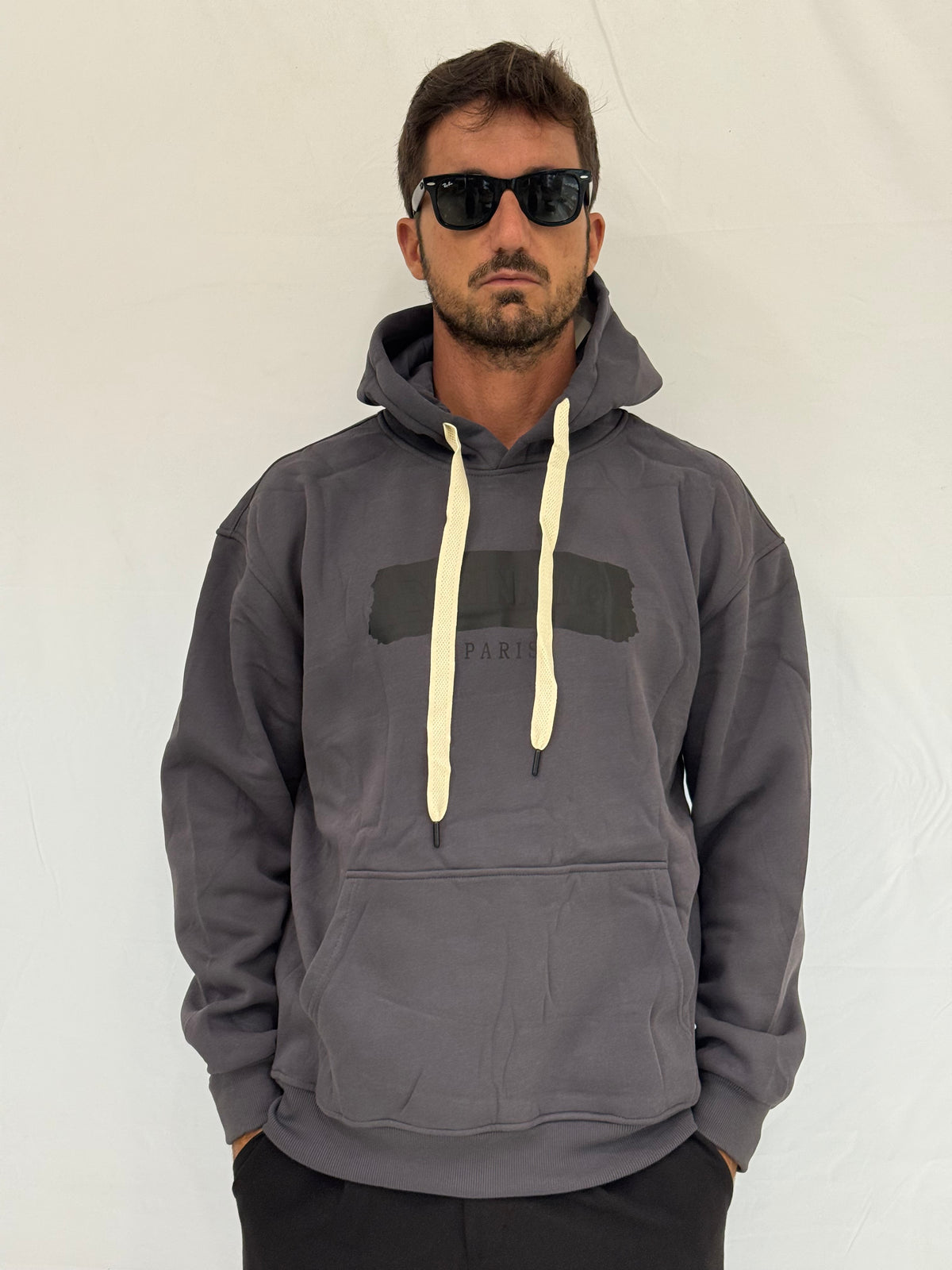 FELPA  7535- GRIGIO