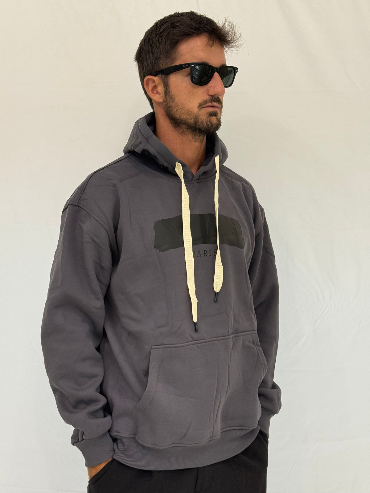 FELPA  7535- GRIGIO