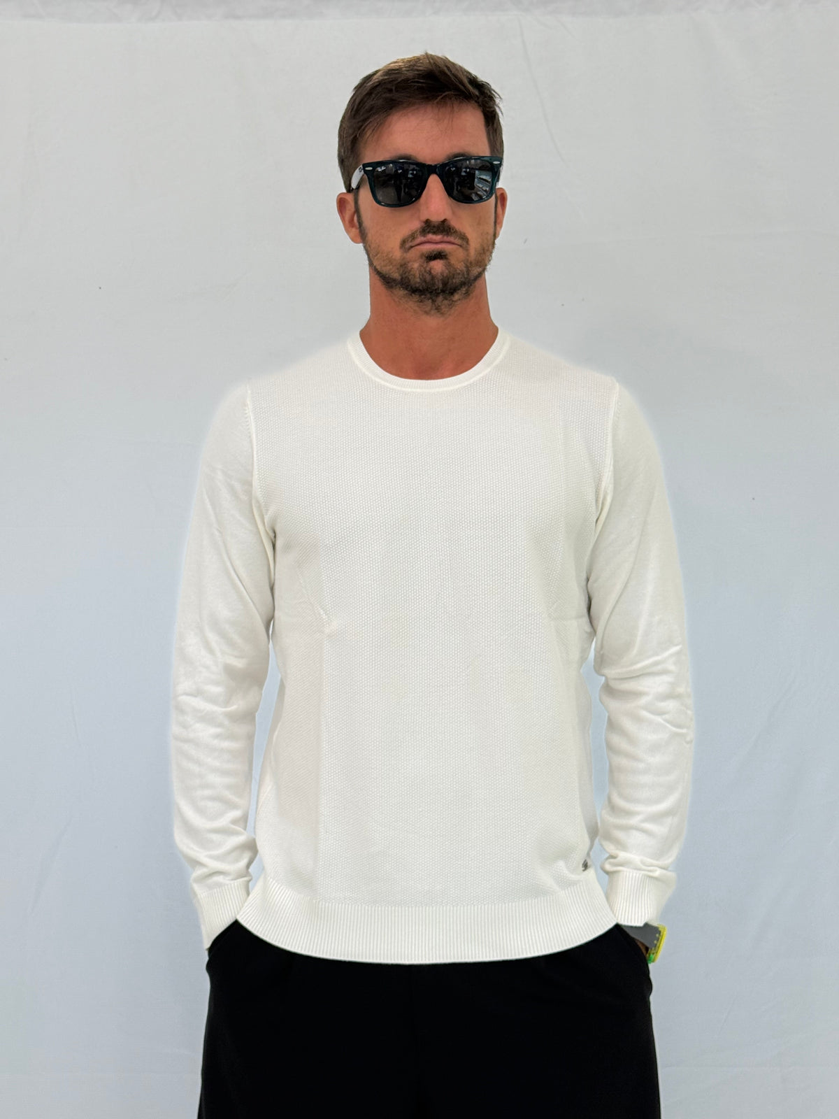 MAGLIA CB20009- ECRU