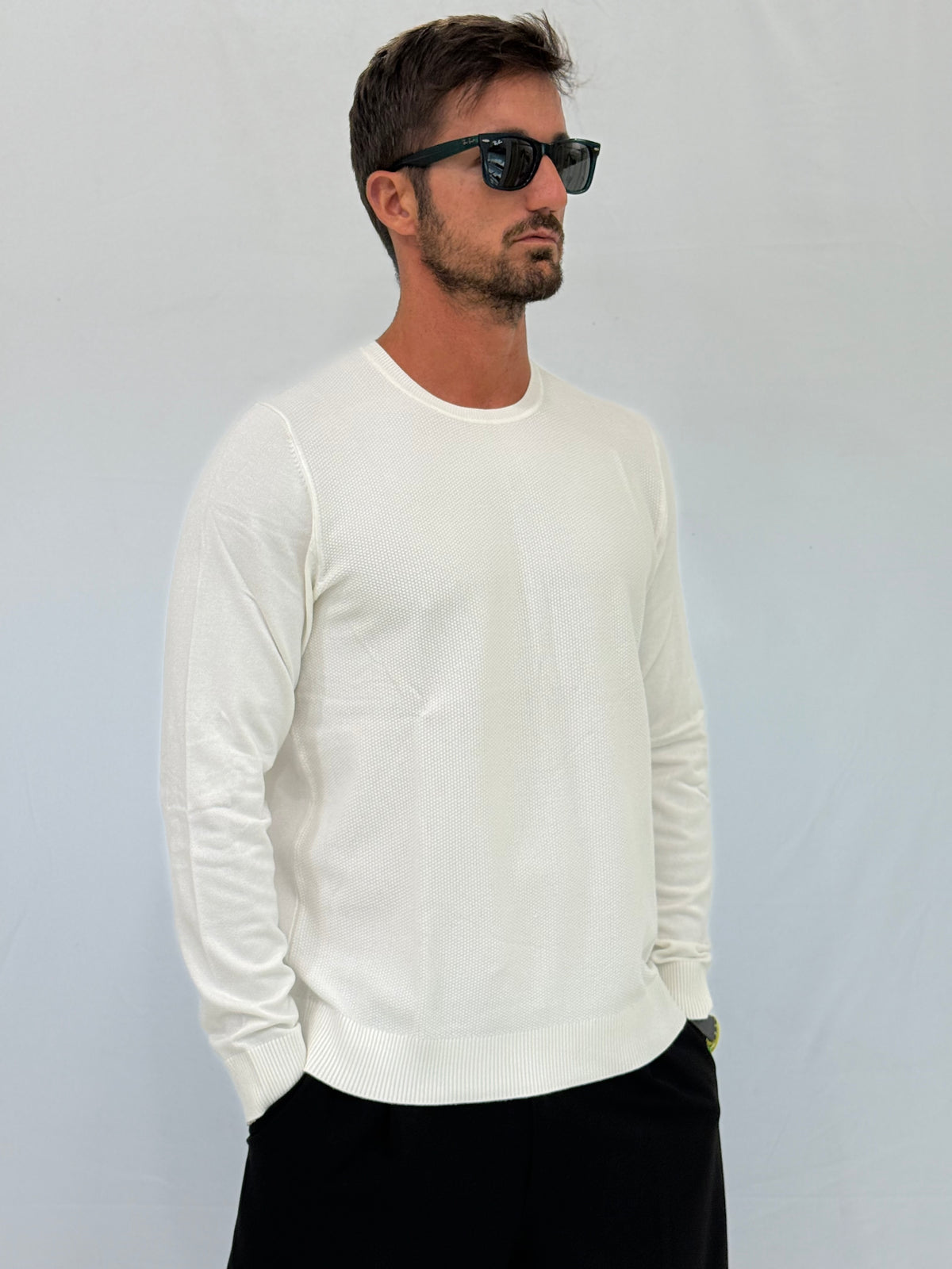 MAGLIA CB20009- ECRU