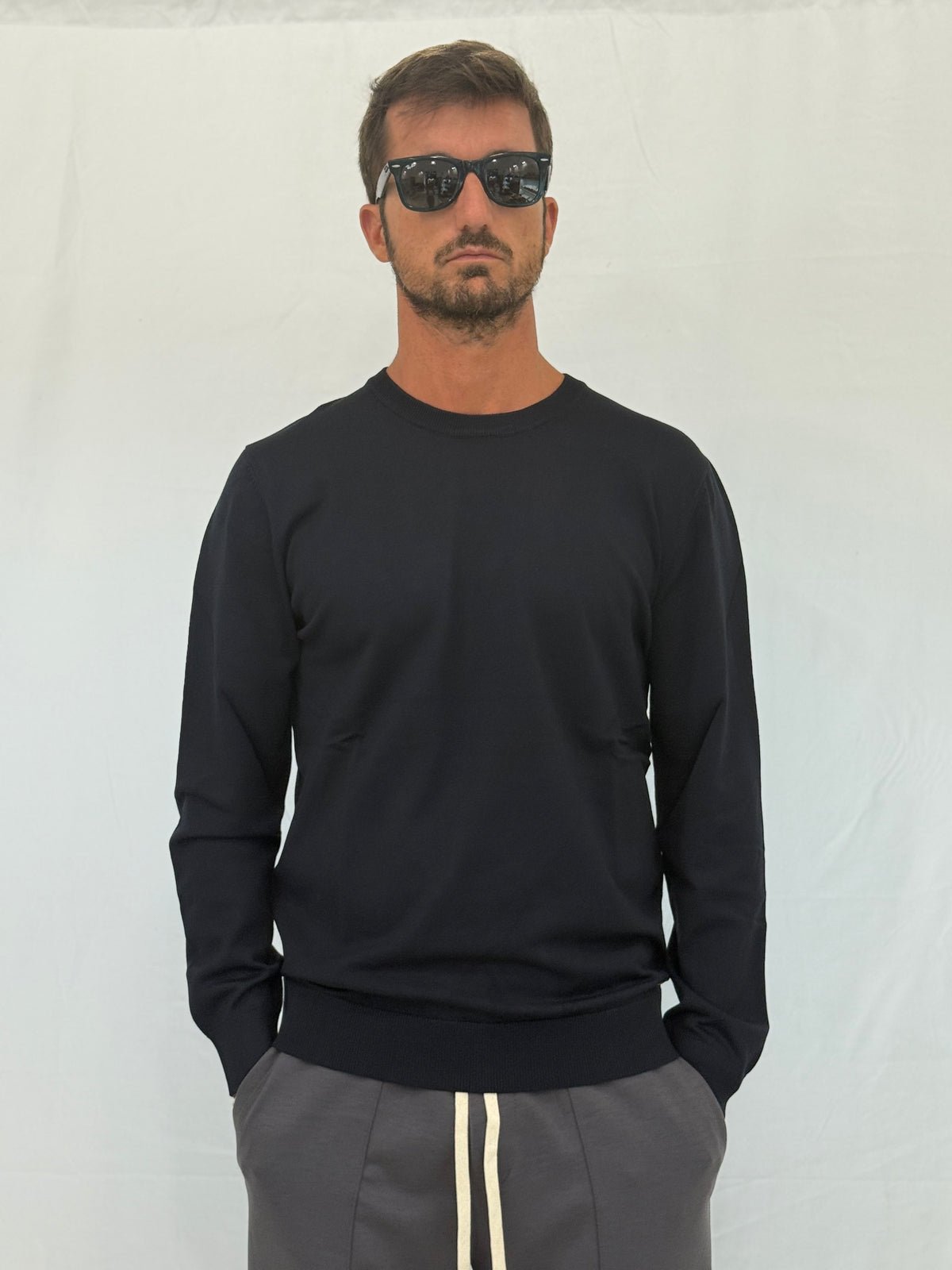 MAGLIA CB20009- BLU
