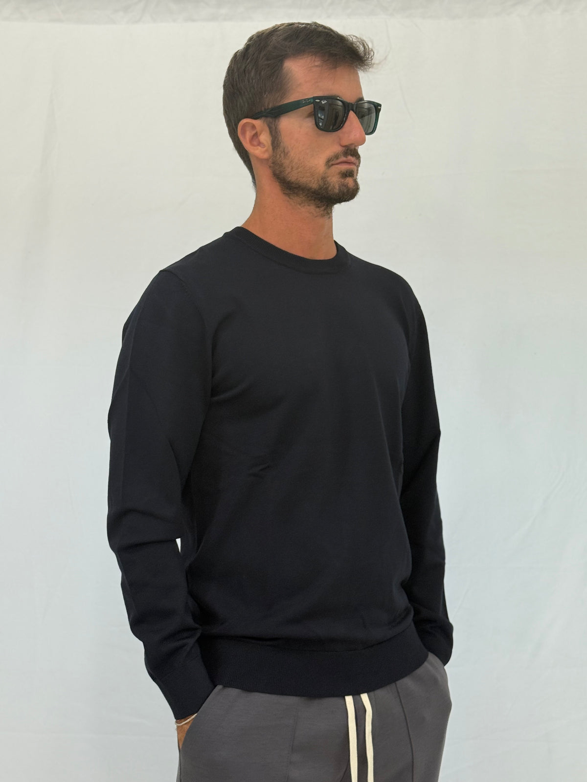 MAGLIA CB20009- BLU