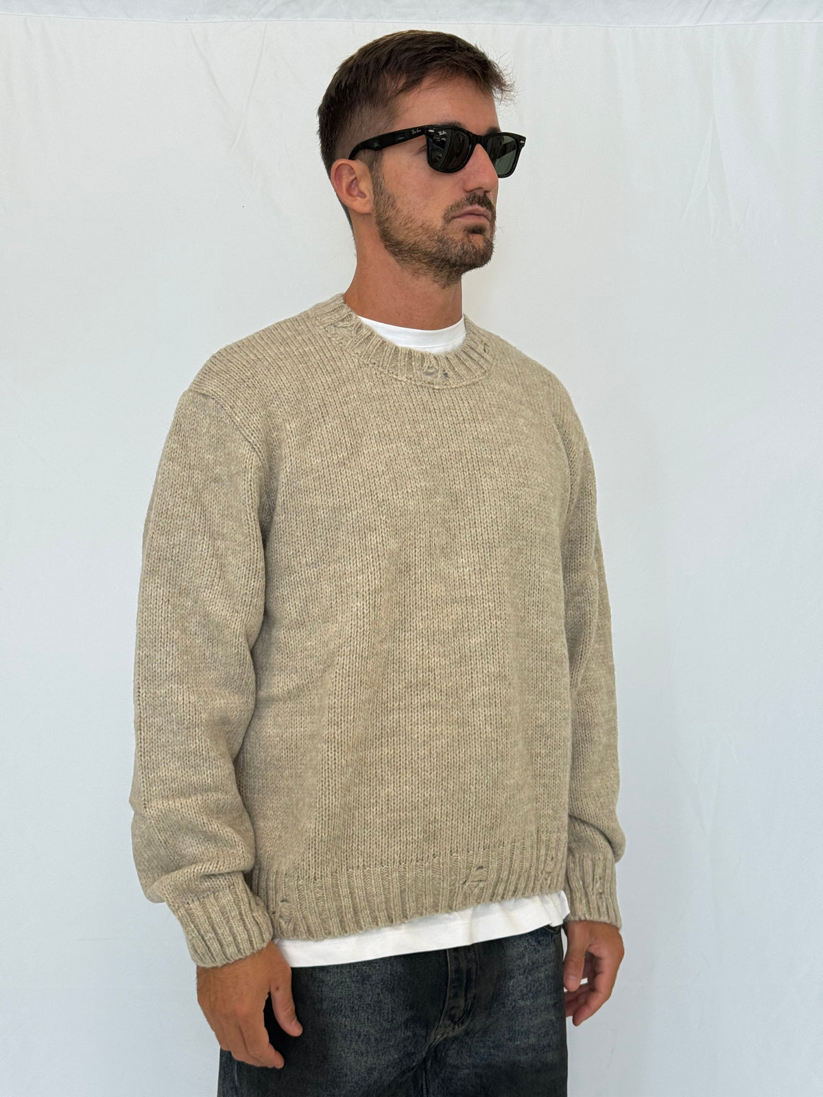 MAGLIA MA3416  - BEIGE