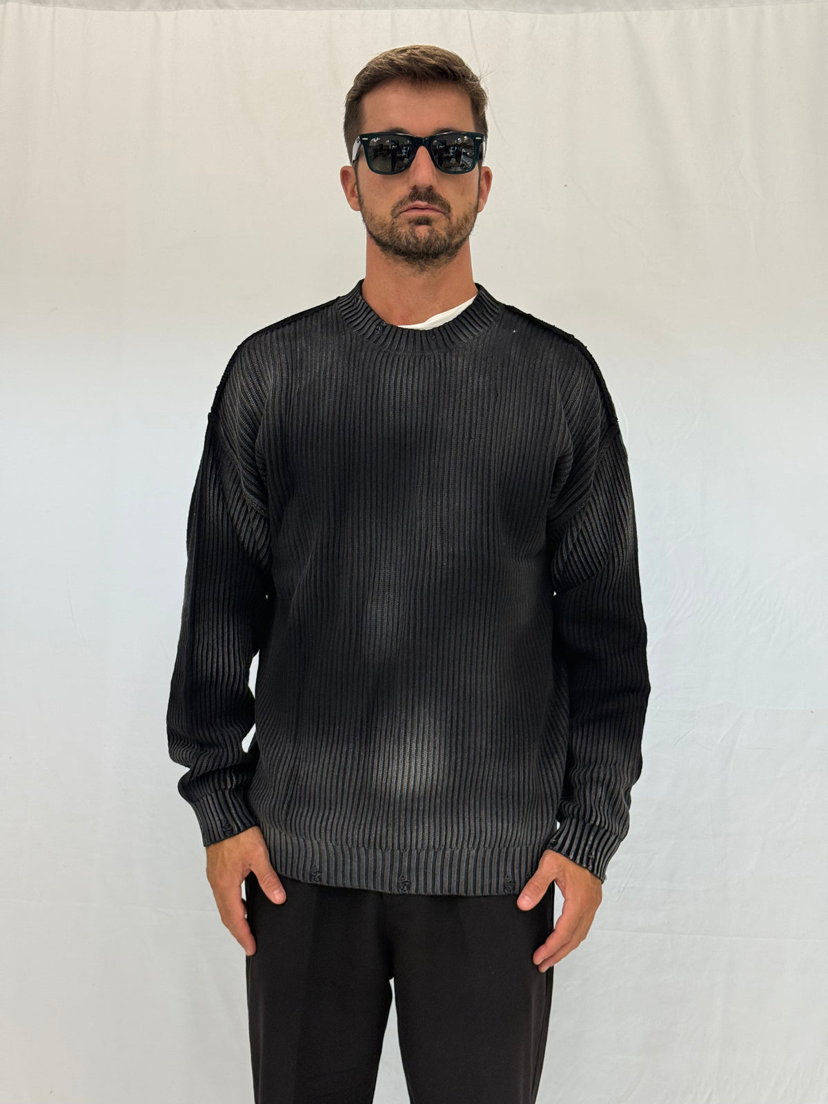 MAGLIA W86132 - NERO