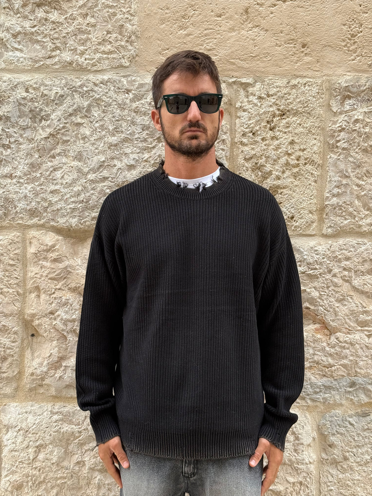 MAGLIA W86133 - NERO