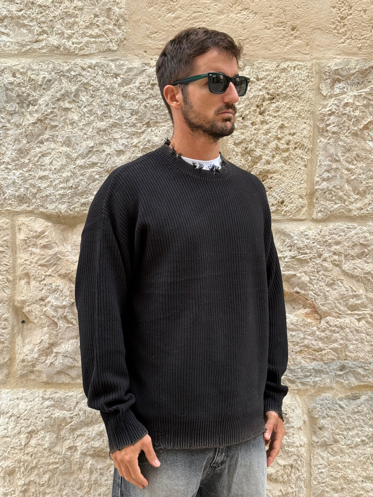 MAGLIA W86133 - NERO