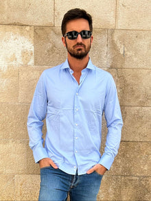 CAMICIA 8001 - CELESTE
