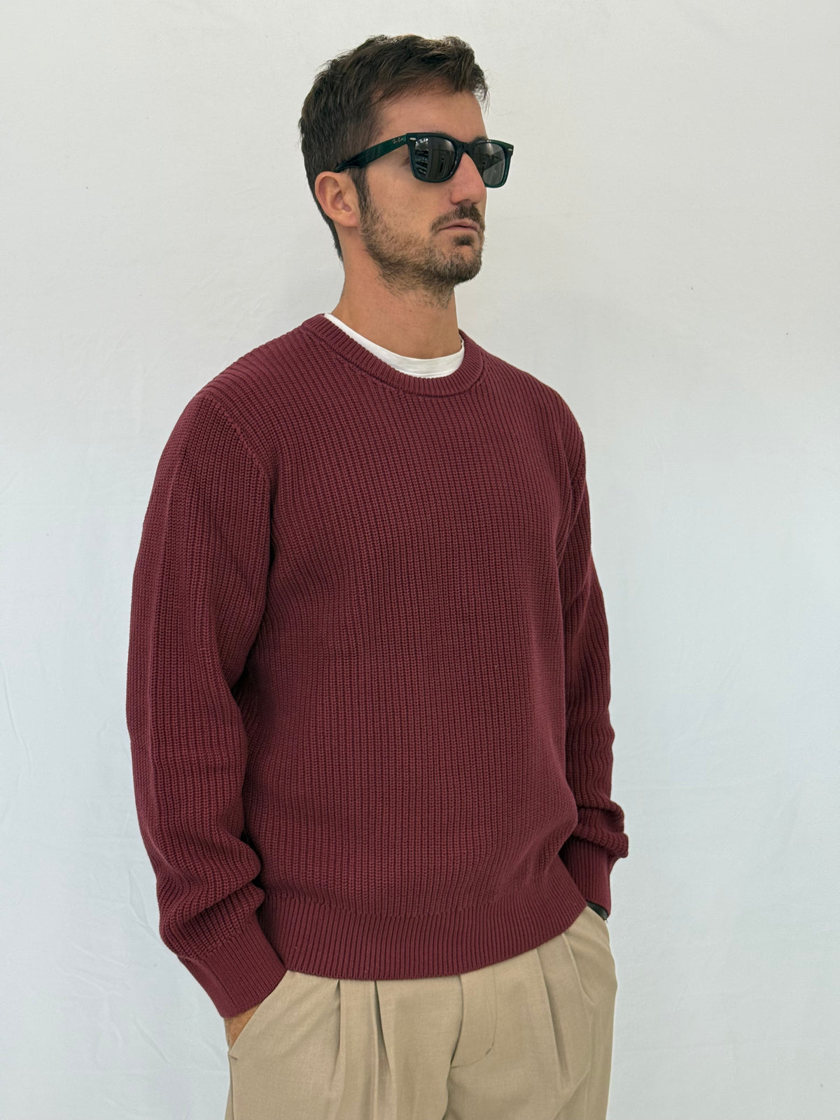 MAGLIA M8857128U2 - BORDEAUX
