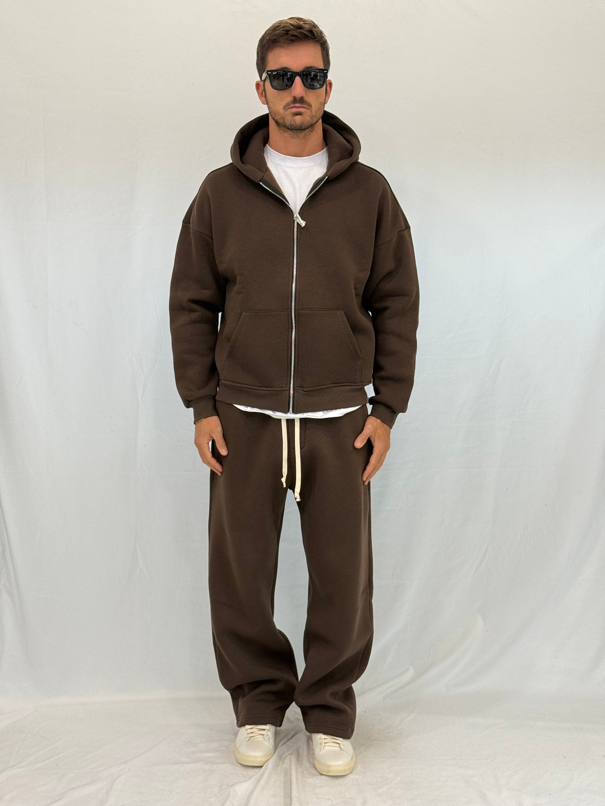 COORDINATO FELPATO 5614 - MARRONE