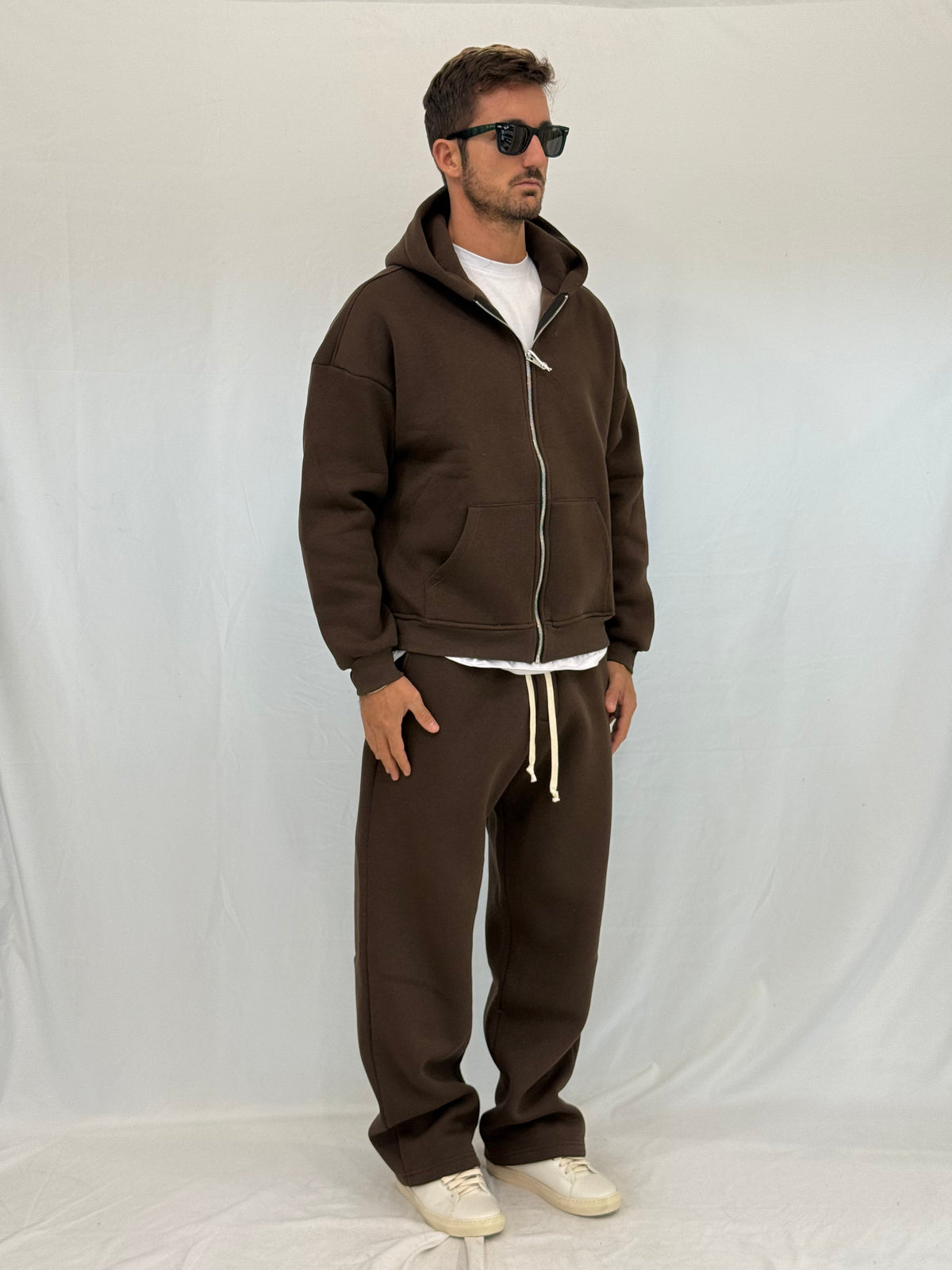 COORDINATO FELPATO 5614 - MARRONE