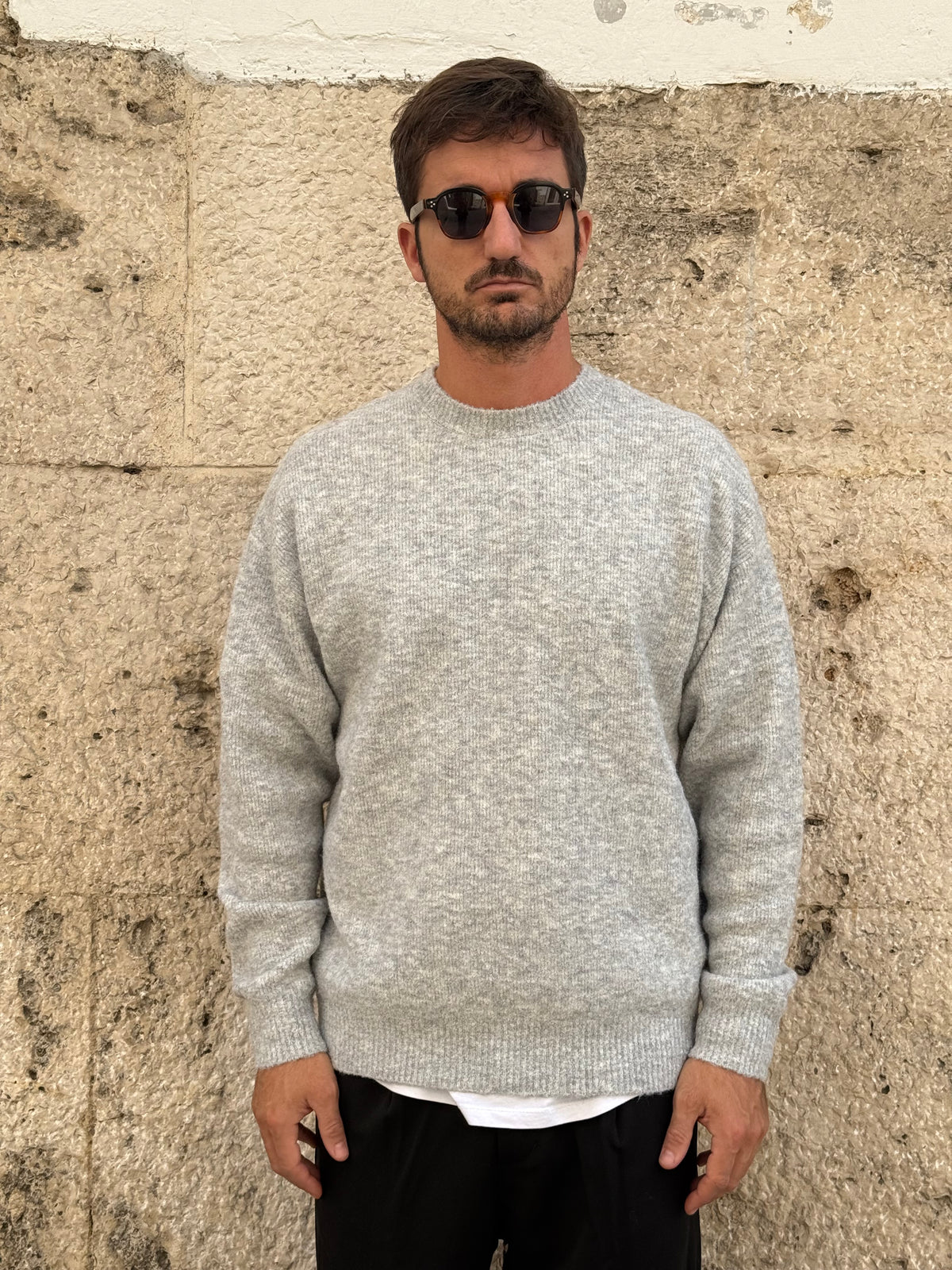 MAGLIA W86141 - GRIGIO