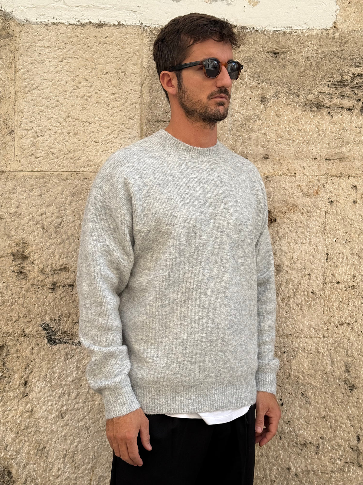 MAGLIA W86141 - GRIGIO